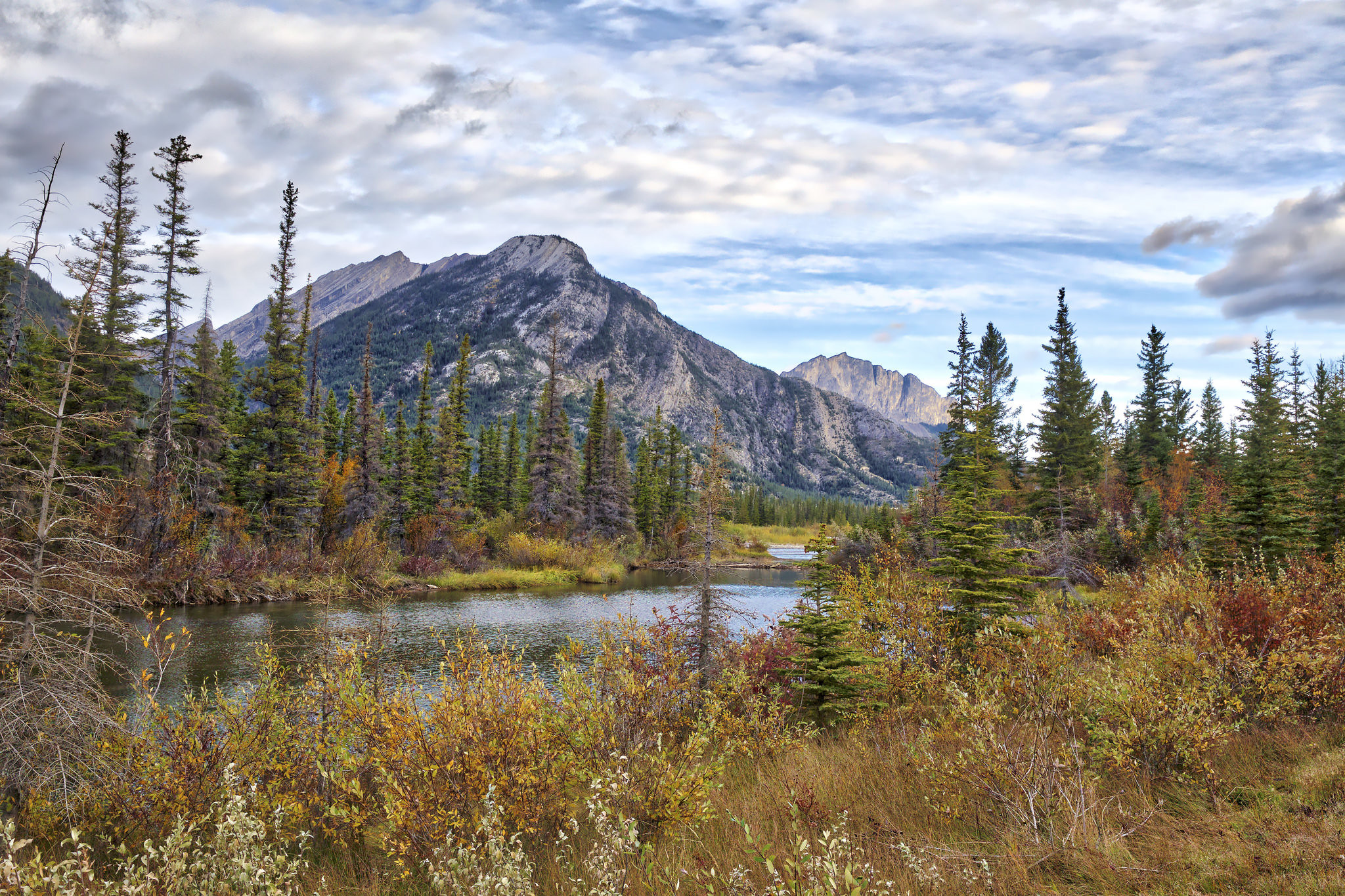 Wallpapers Yamnuska Alberta mountains on the desktop