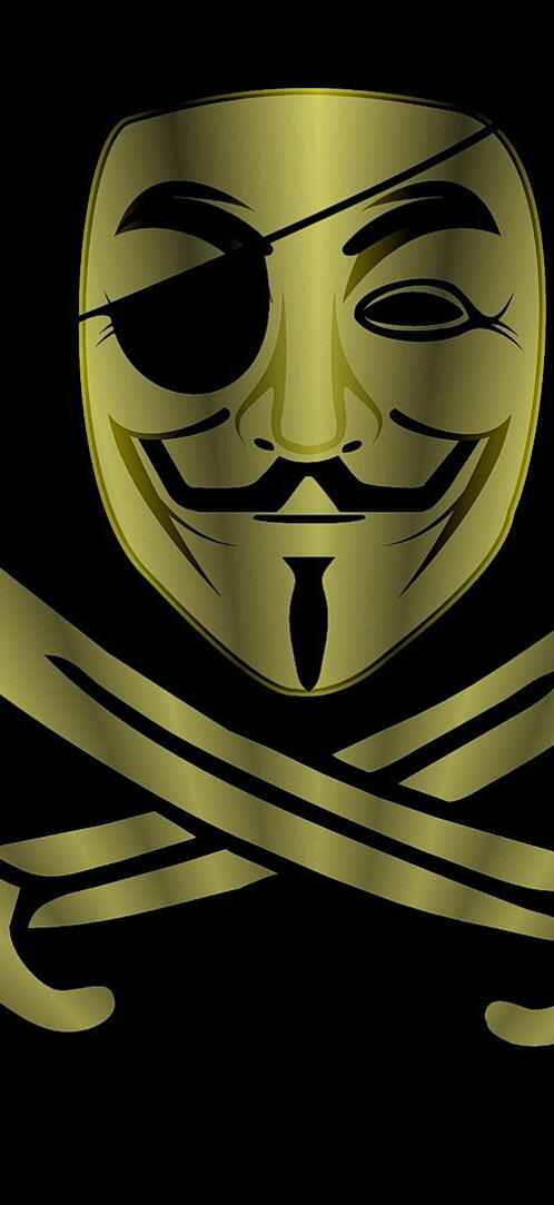 Бесплатное фото Рисунок анонимус