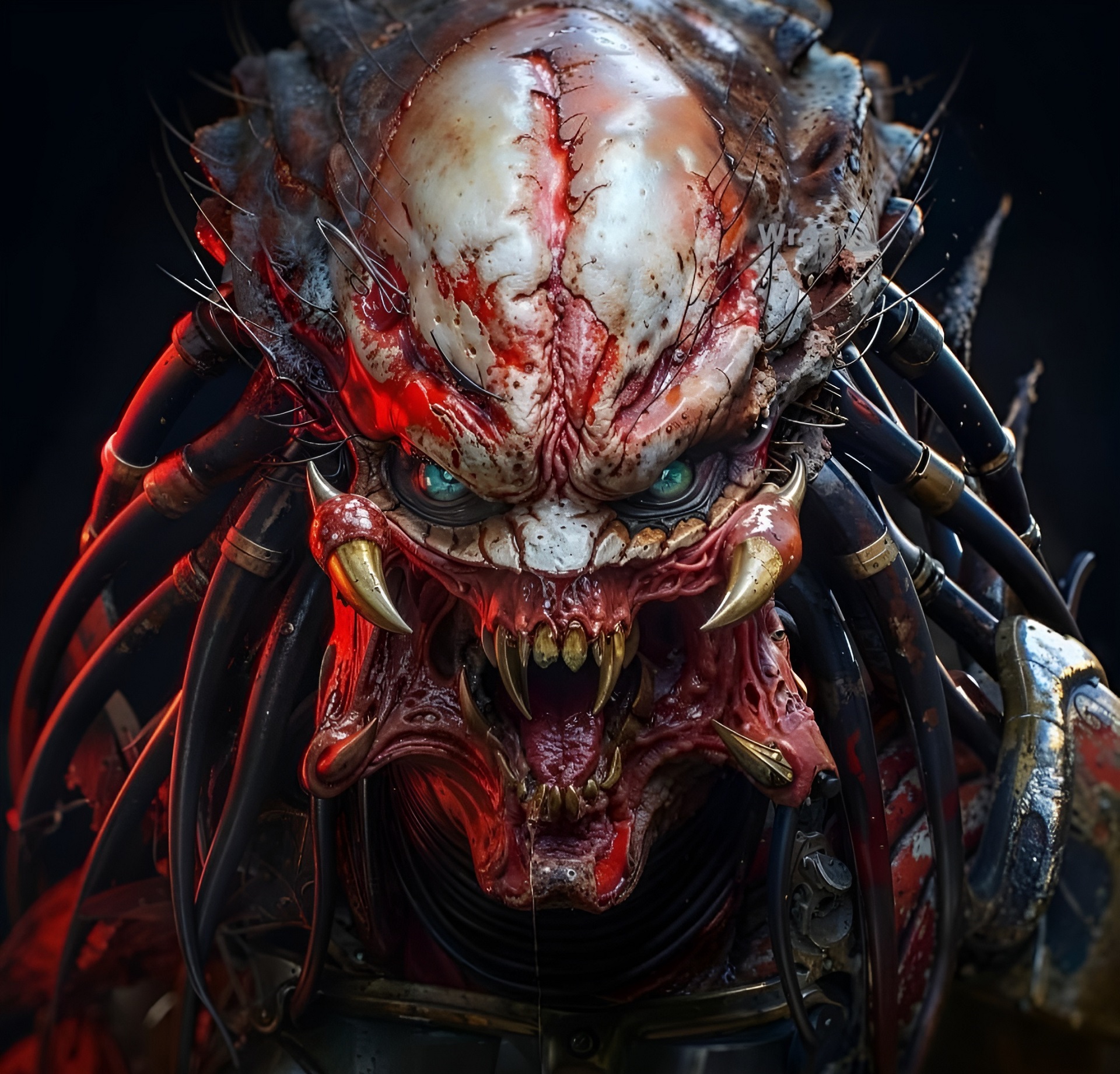 Бесплатное фото Раненый Хищник