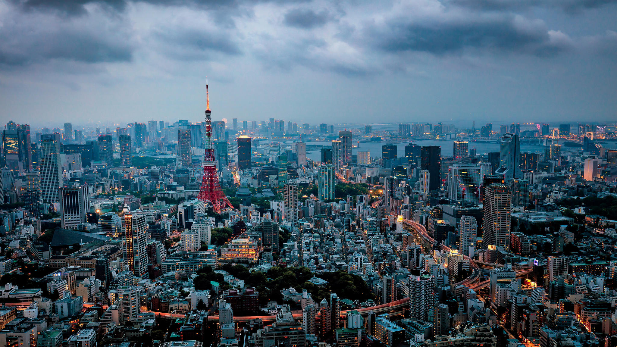 Wallpapers Tokyo Tower Tokyo Japan on the desktop