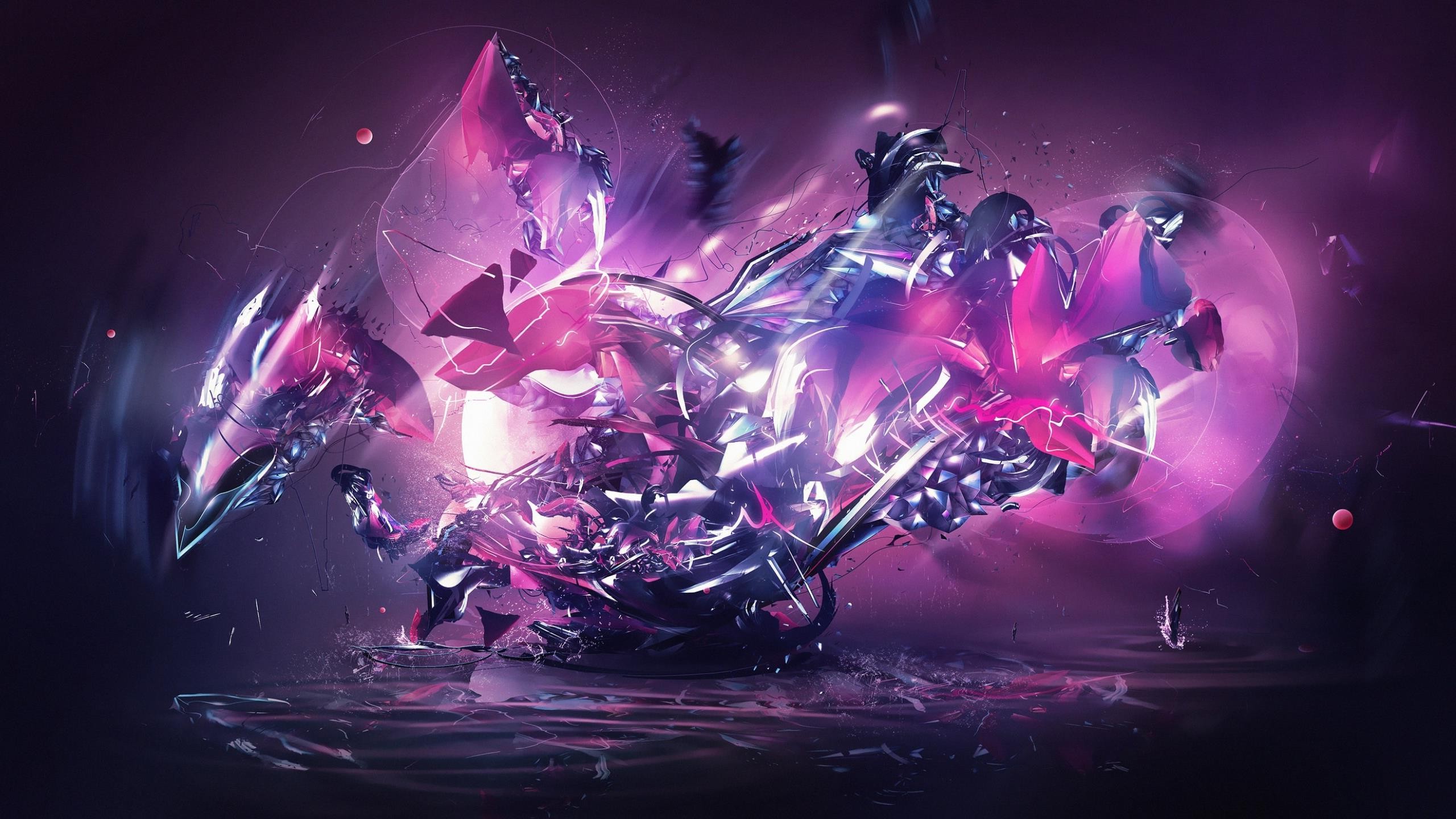 桌面上的壁纸数字艺术 抽象的 空间