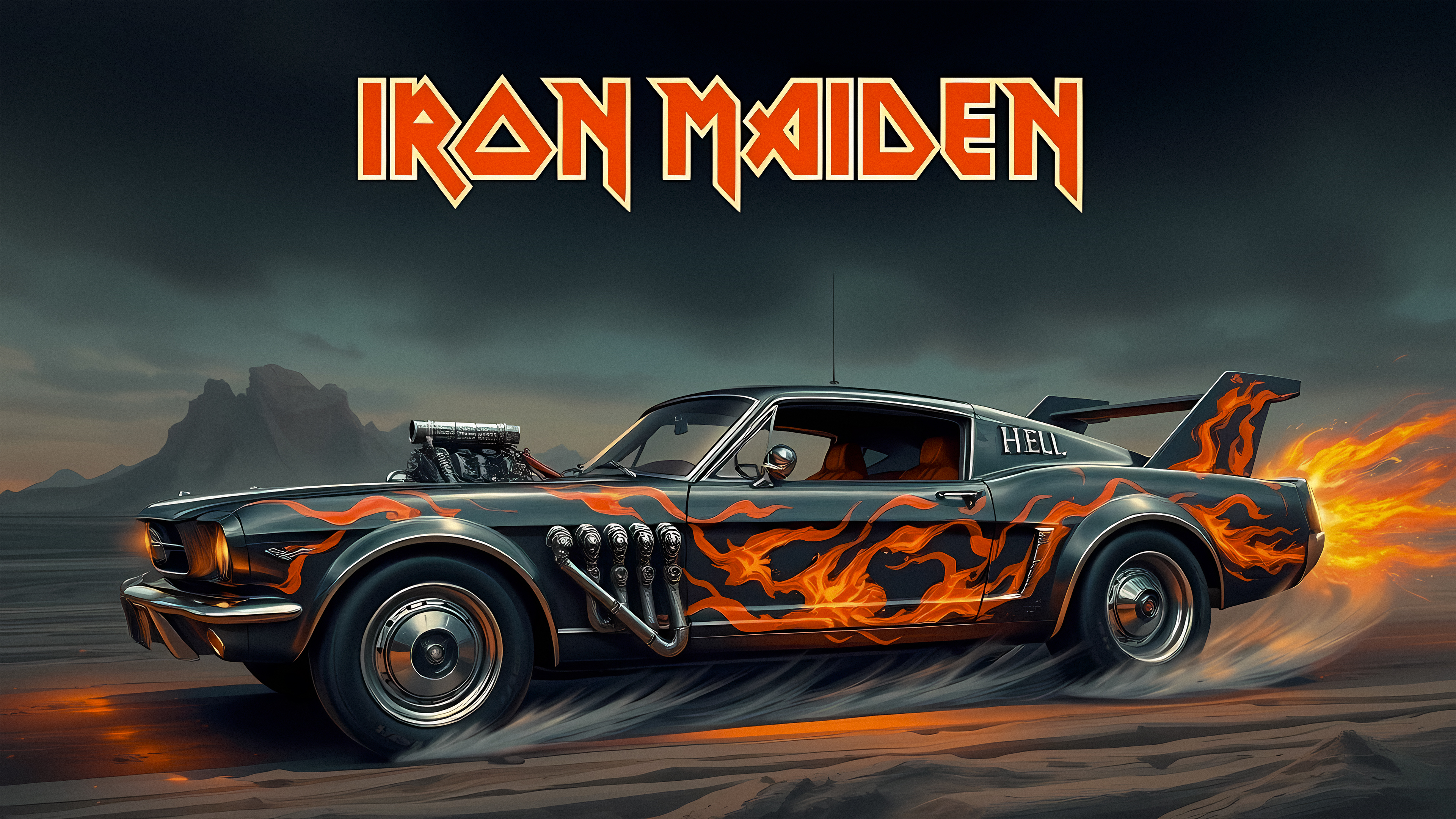 Бесплатное фото Iron Maiden (Фанатский арт)