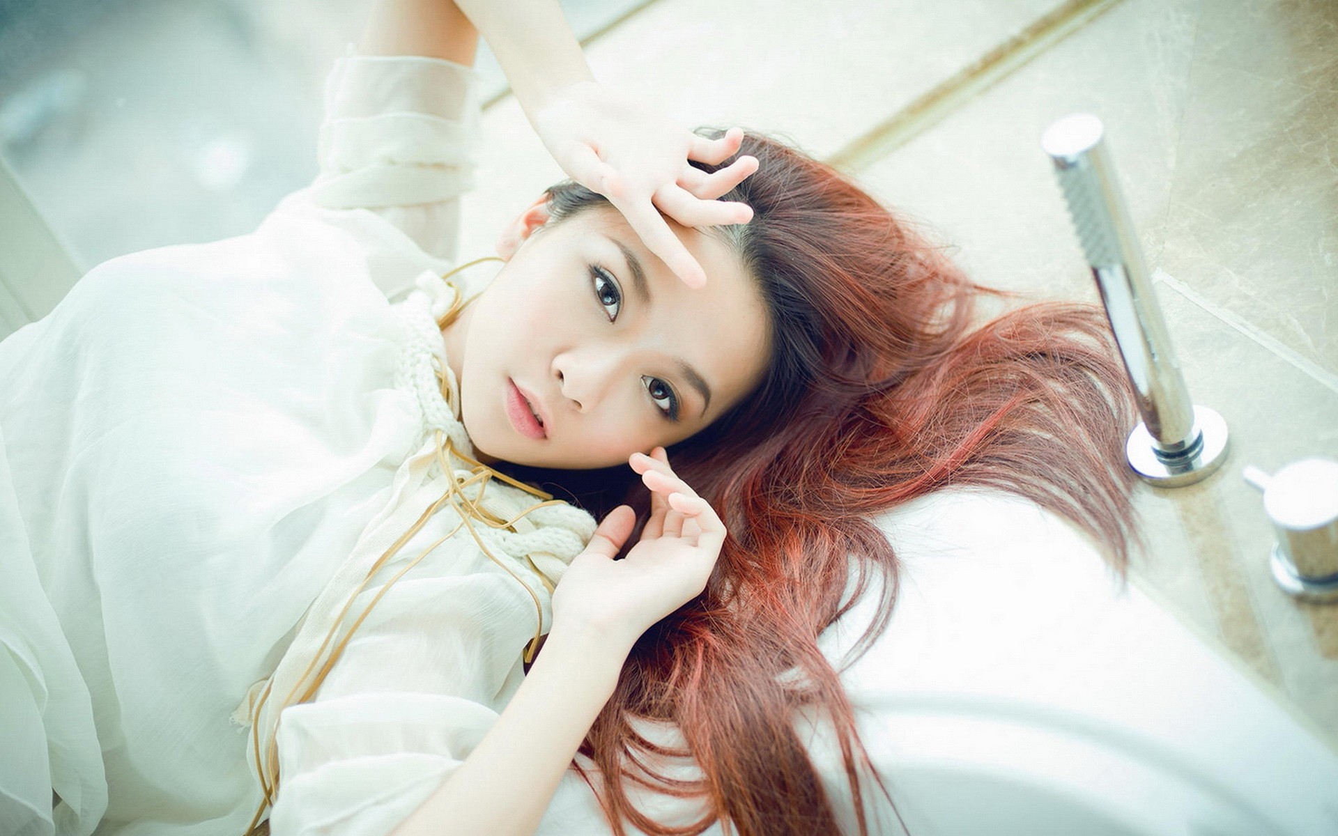 桌面上的壁纸脸 女性 模型