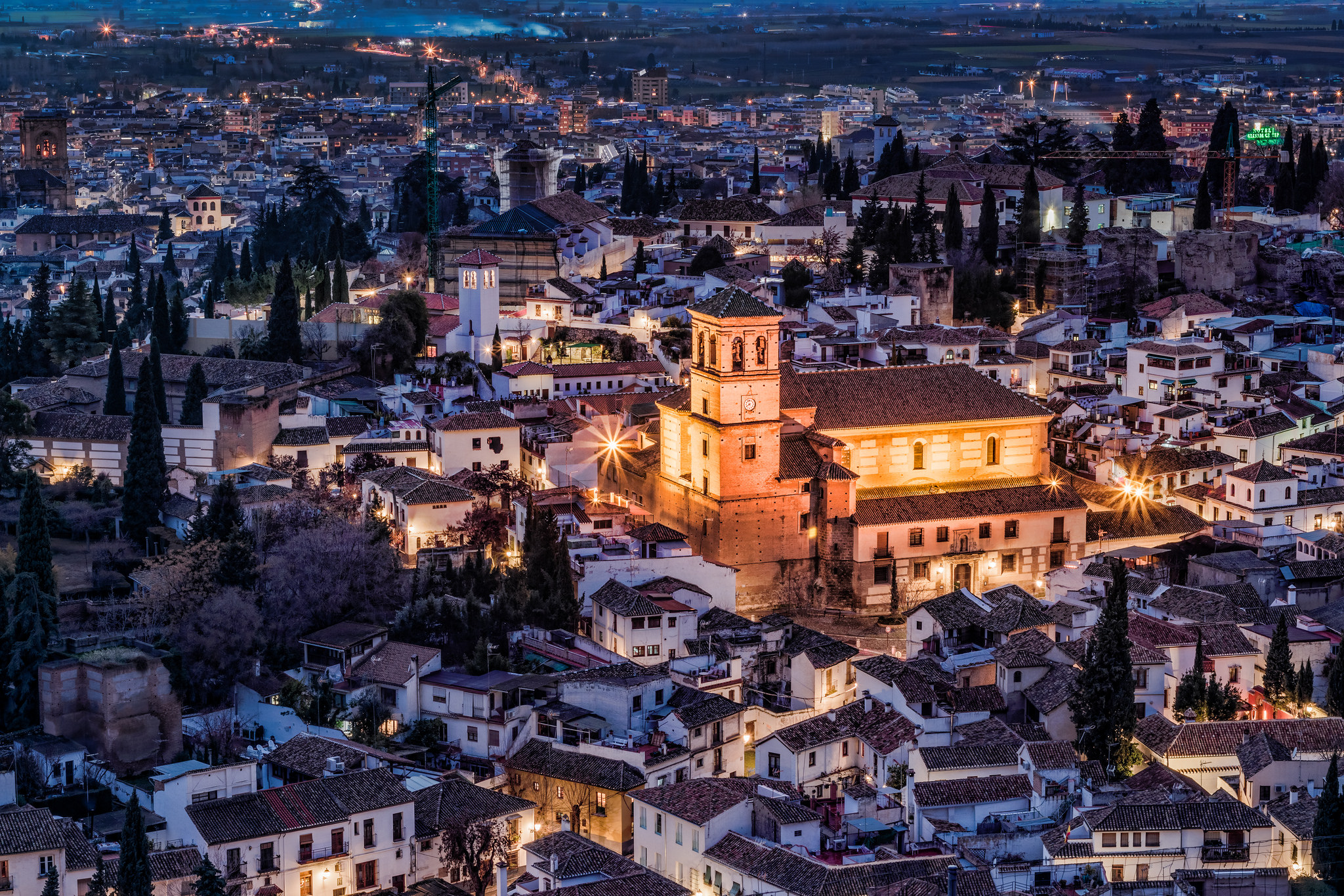 Wallpapers Granada Spain Church of the Redeemer Albaic n on the desktop