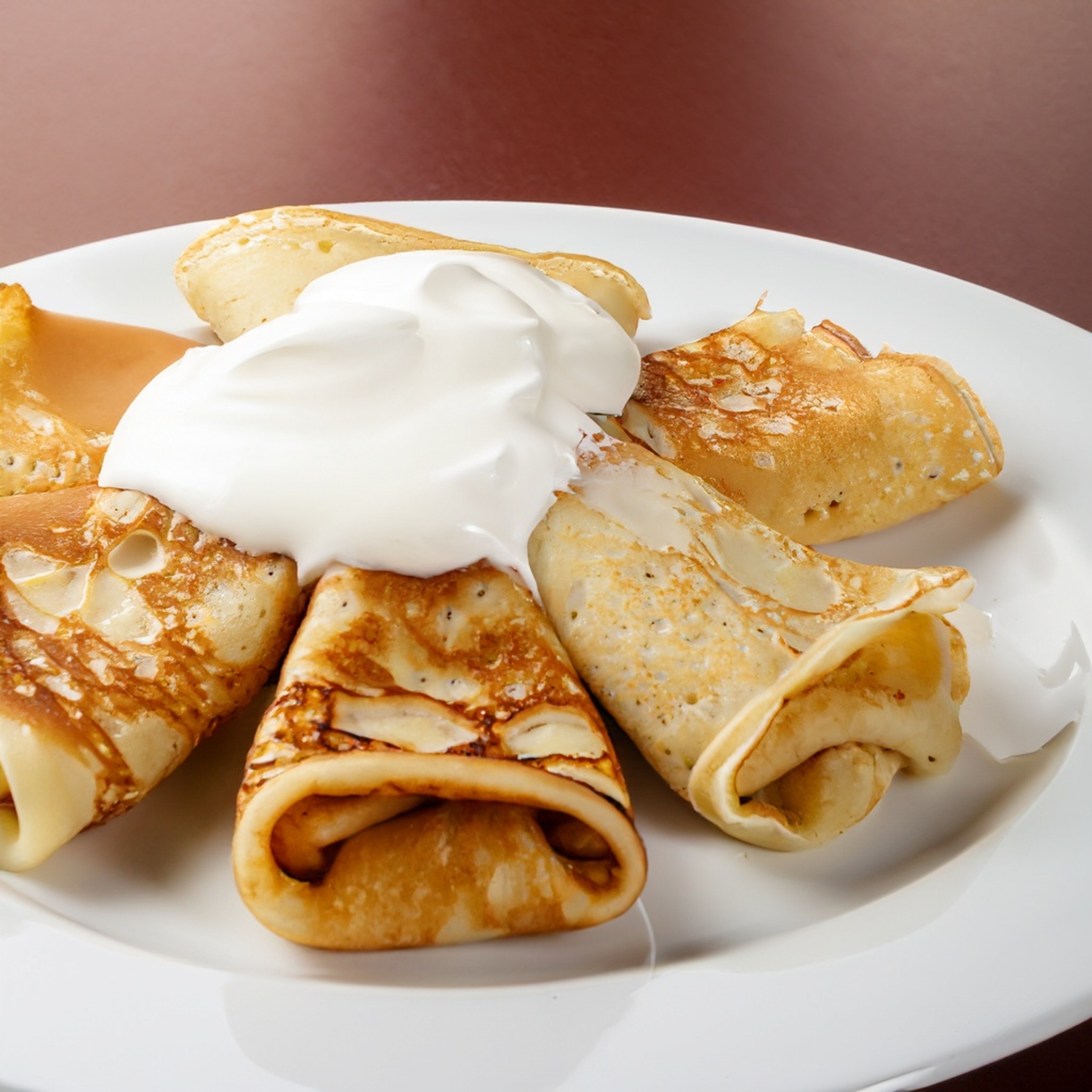 Free photo pancakes on a plate