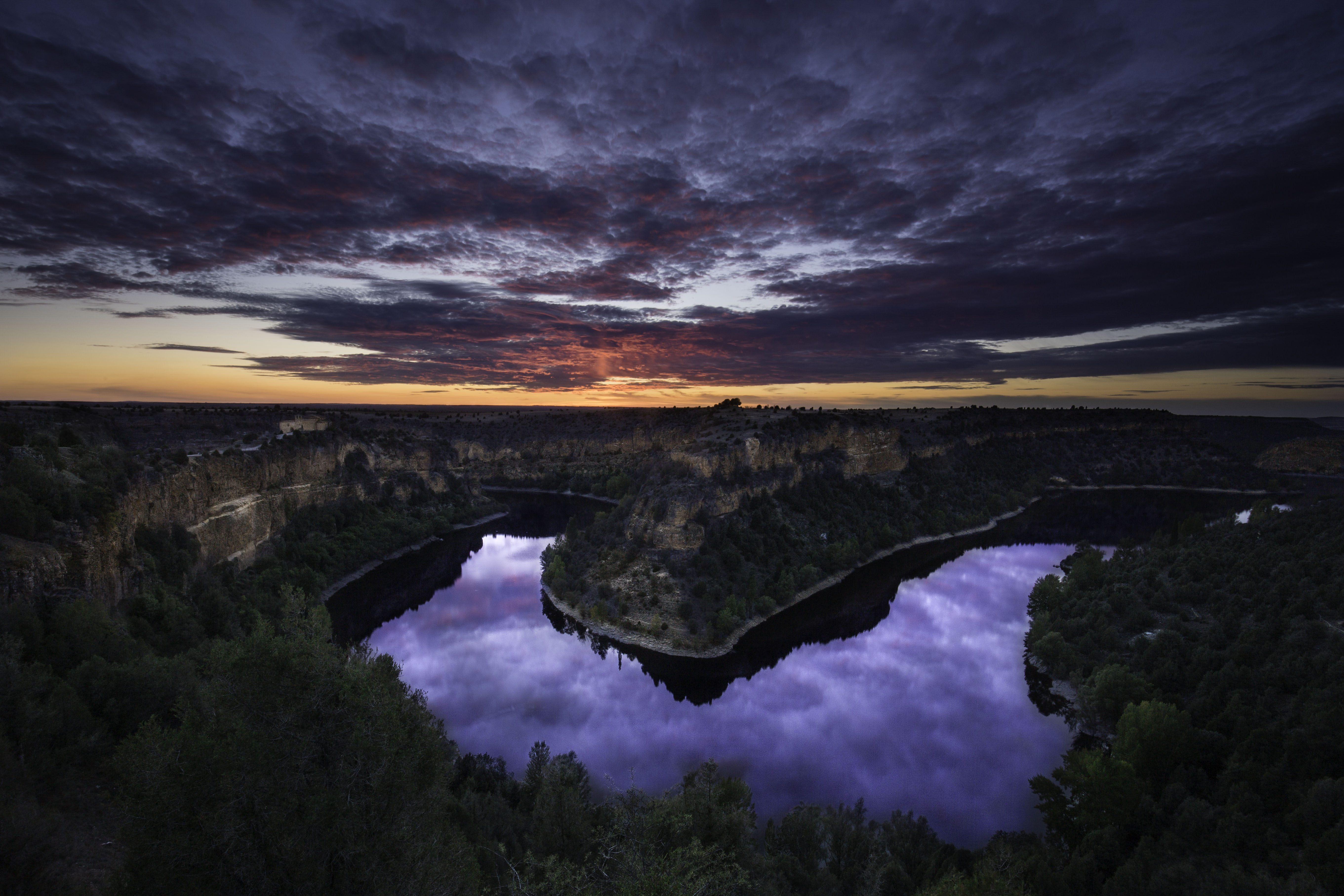 Wallpapers sky canyon river on the desktop