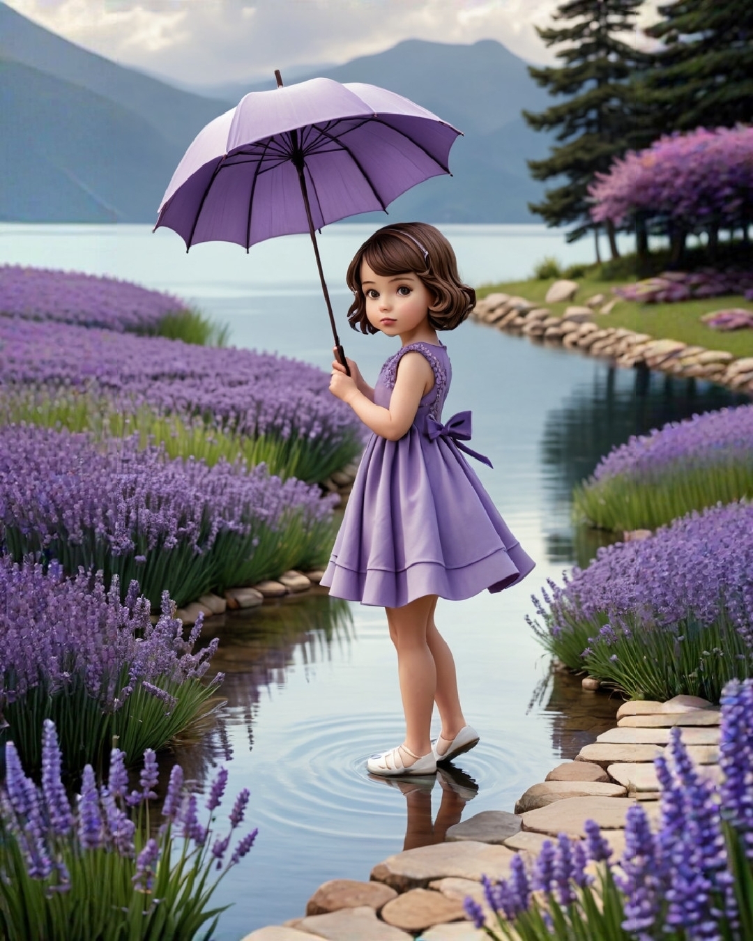 Бесплатное фото Маленькая фея Прованса