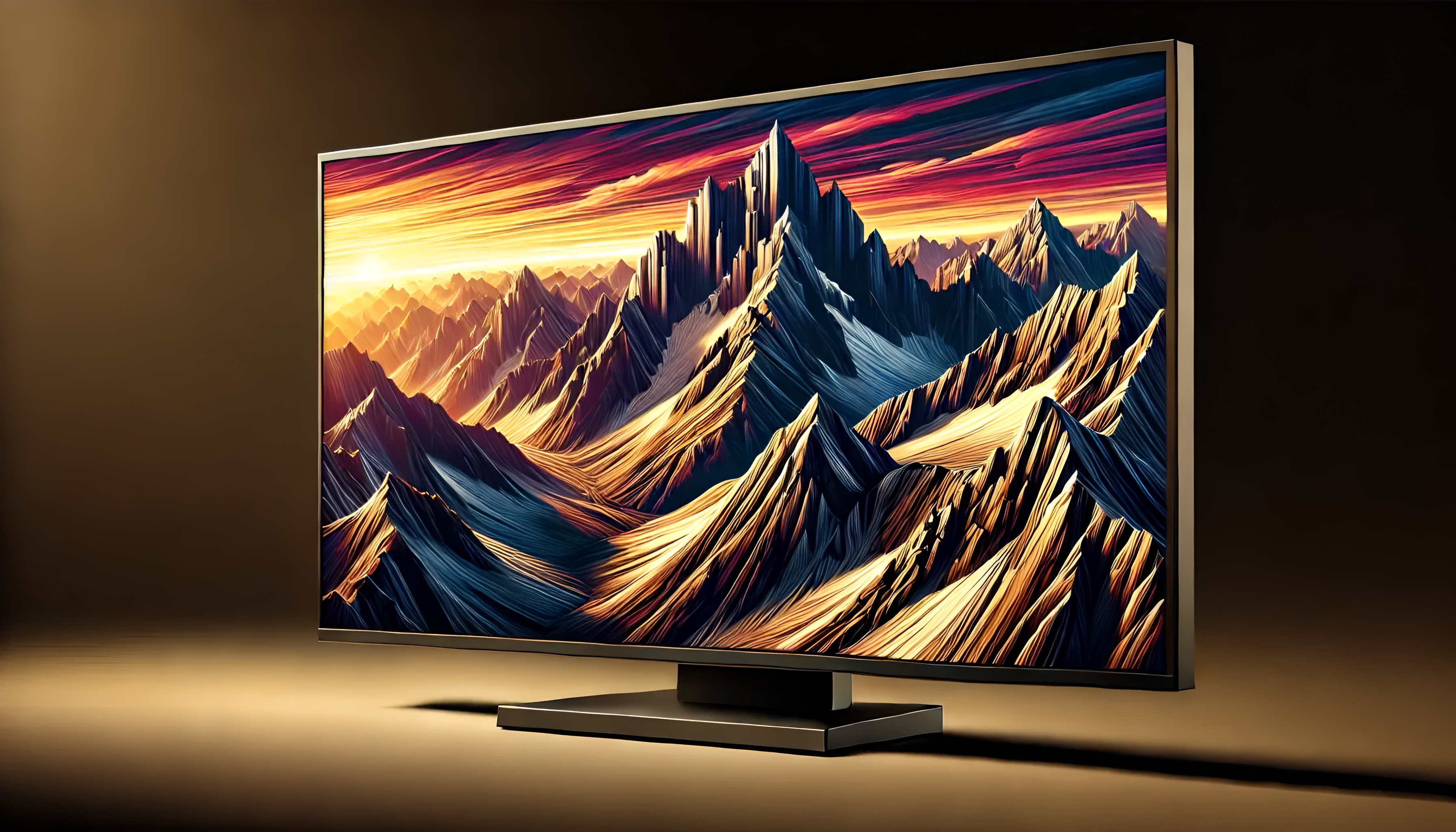 免费照片显示器上的山屏幕保护程序