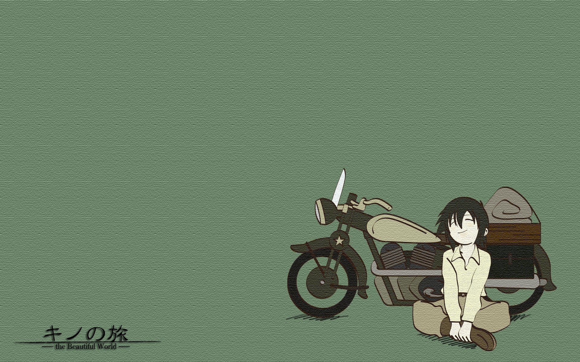Wallpapers illustranion anime girls a vehicle on the desktop