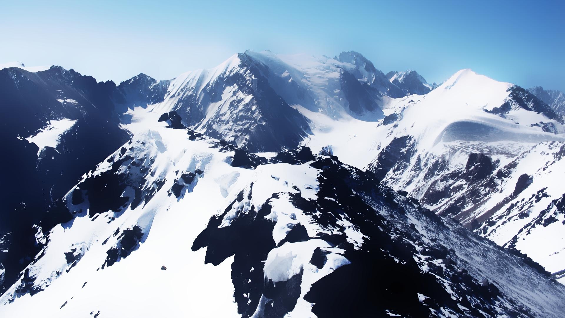 Wallpapers mountains landscape snow on the desktop