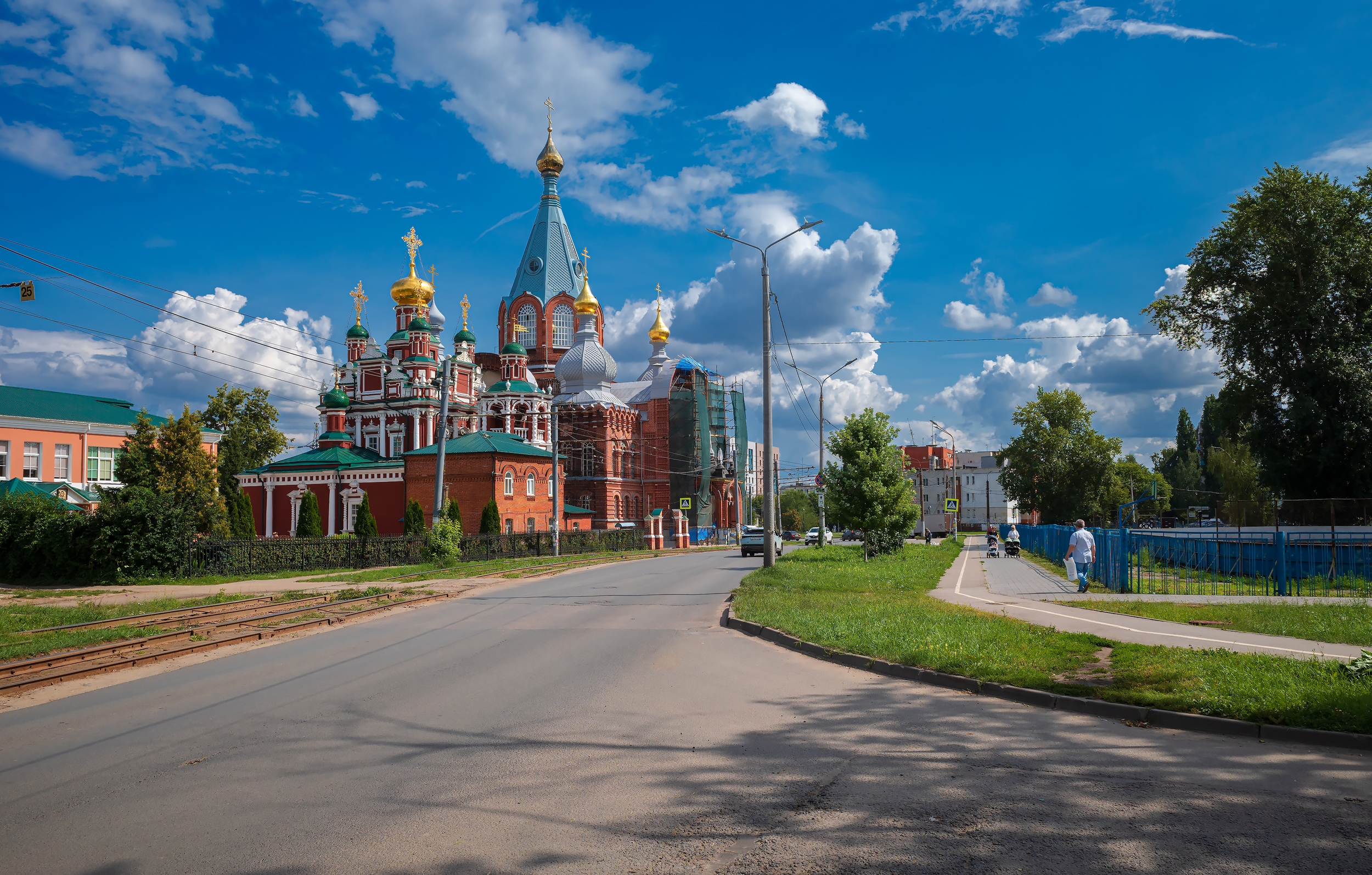 Бесплатное фото Храмовый комплекс Смоленской и Владимирской икон Божией Матери
