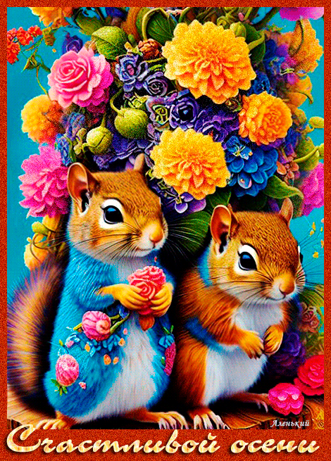 Free postcard Happy fall