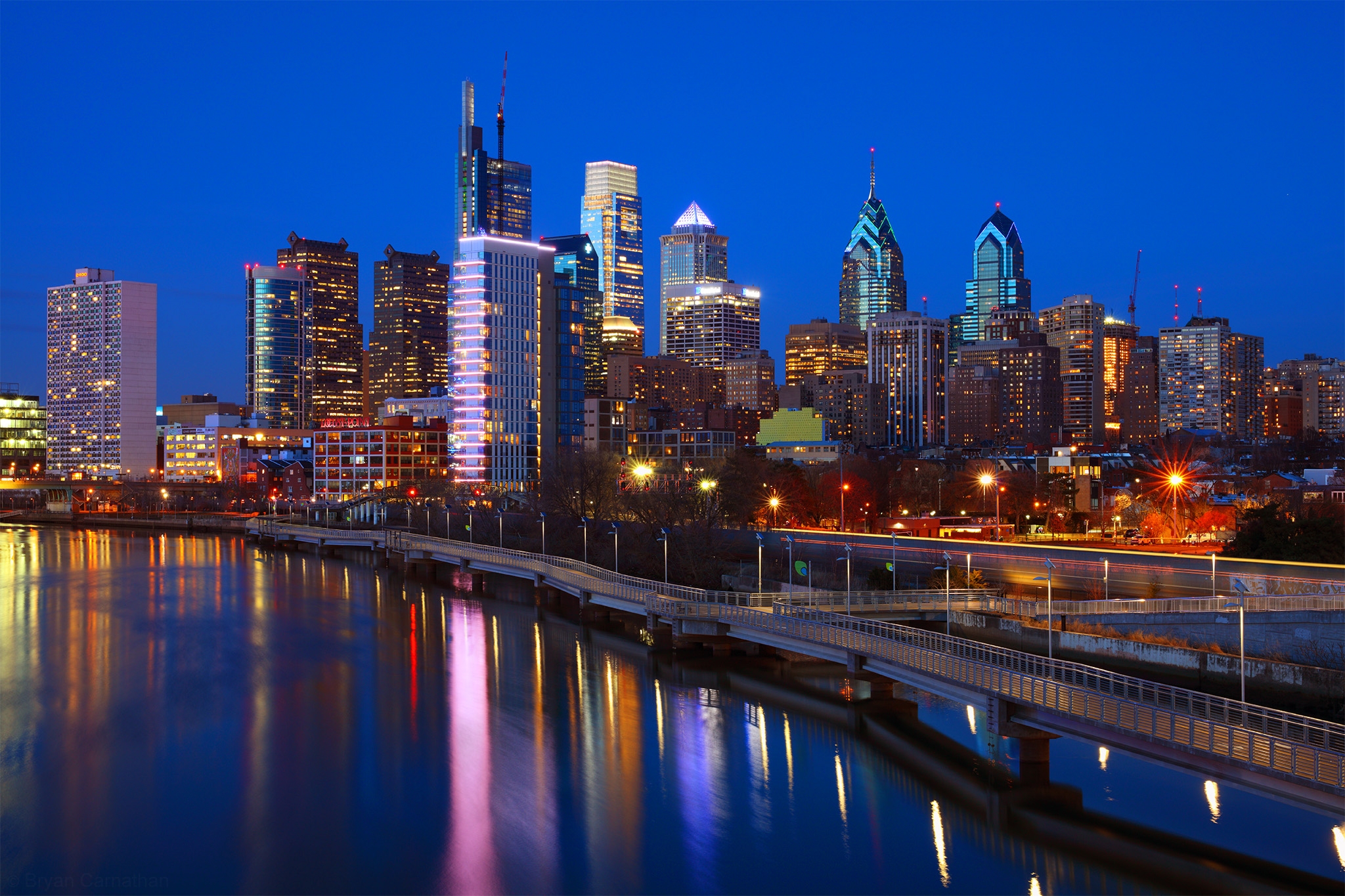 Wallpapers wallpaper usa philadelphia night on the desktop