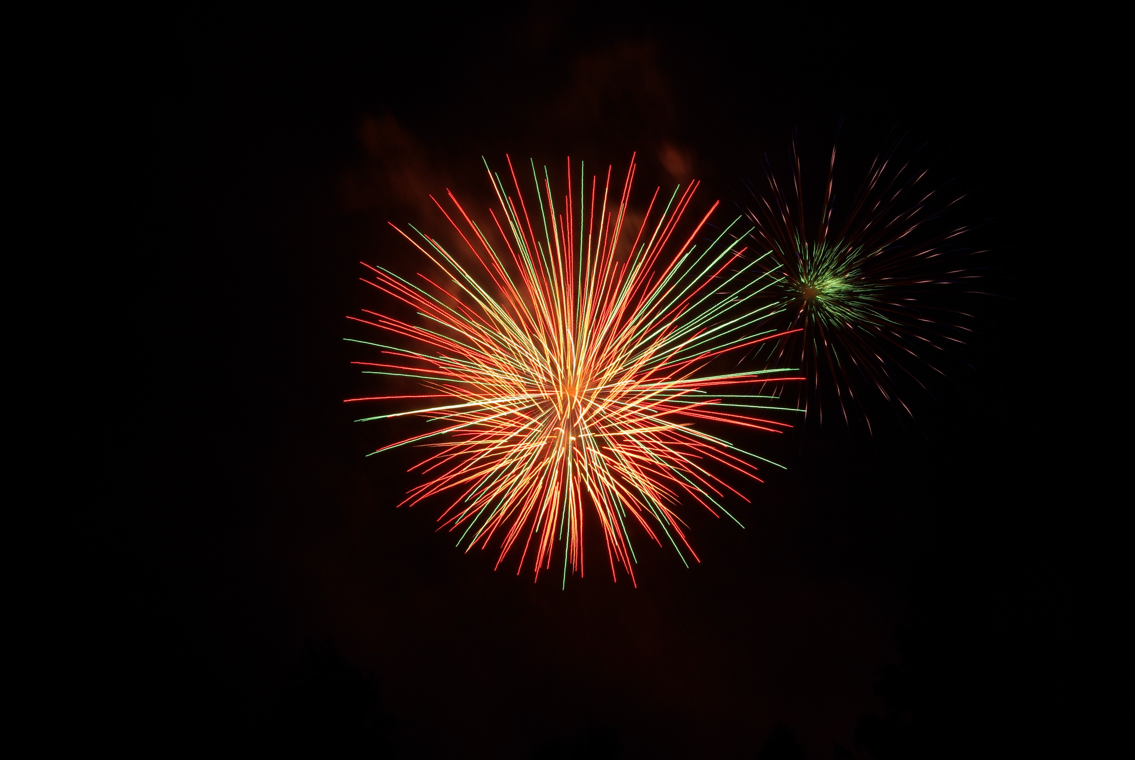 桌面上的壁纸假日 新年 烟花
