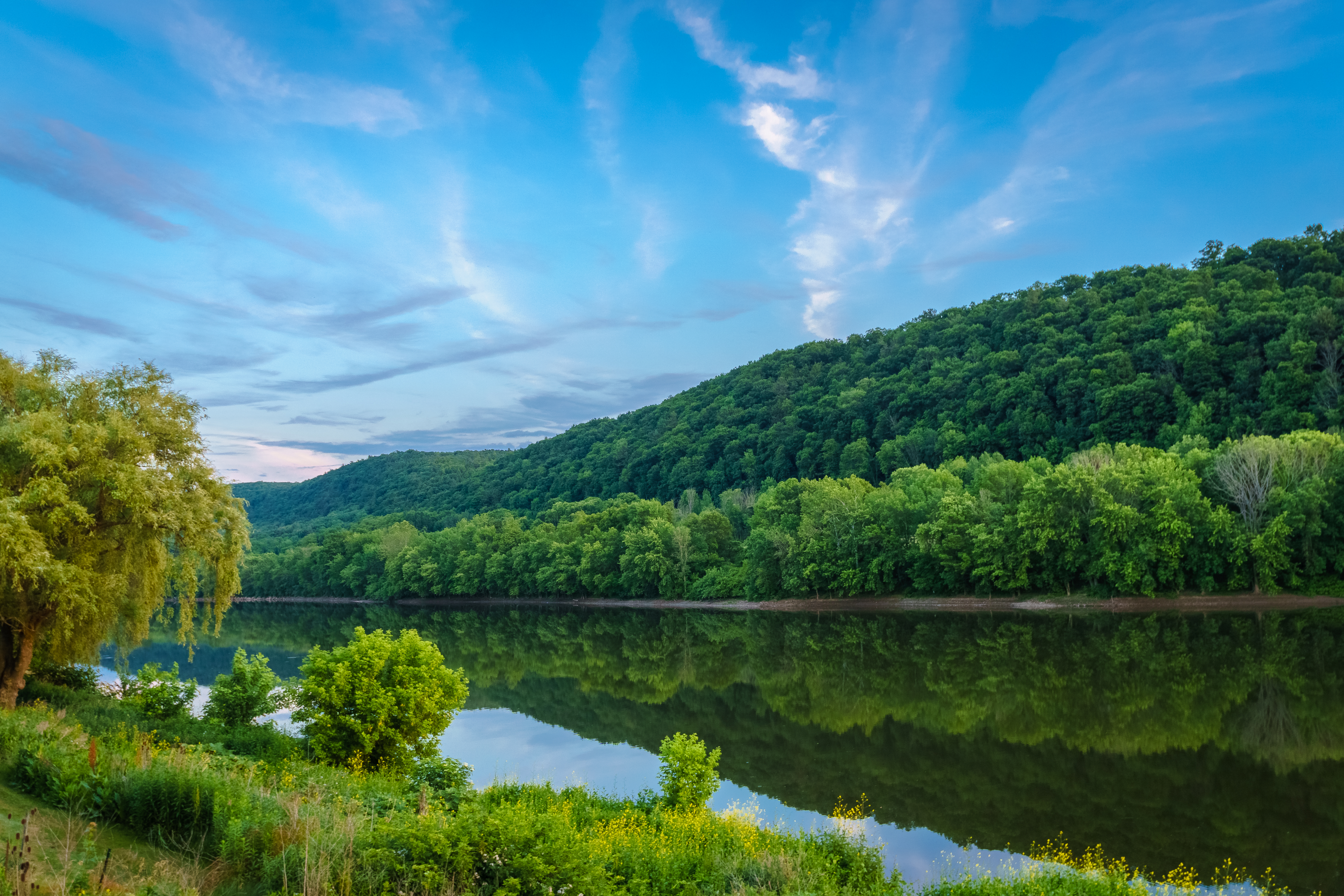 Wallpapers river Susquehanna Pennsylvania USA on the desktop