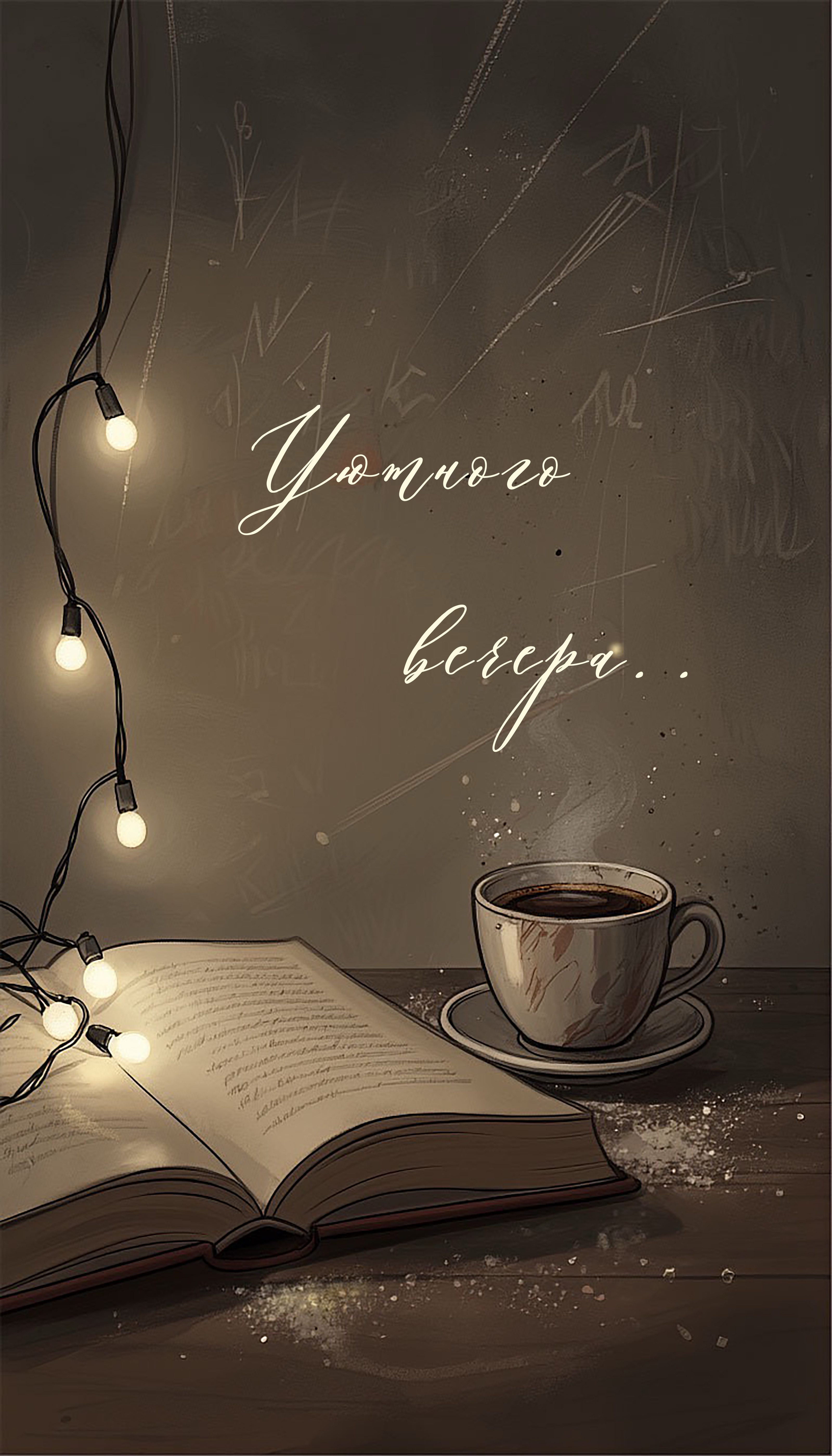 Бесплатная открытка Уют и вечер