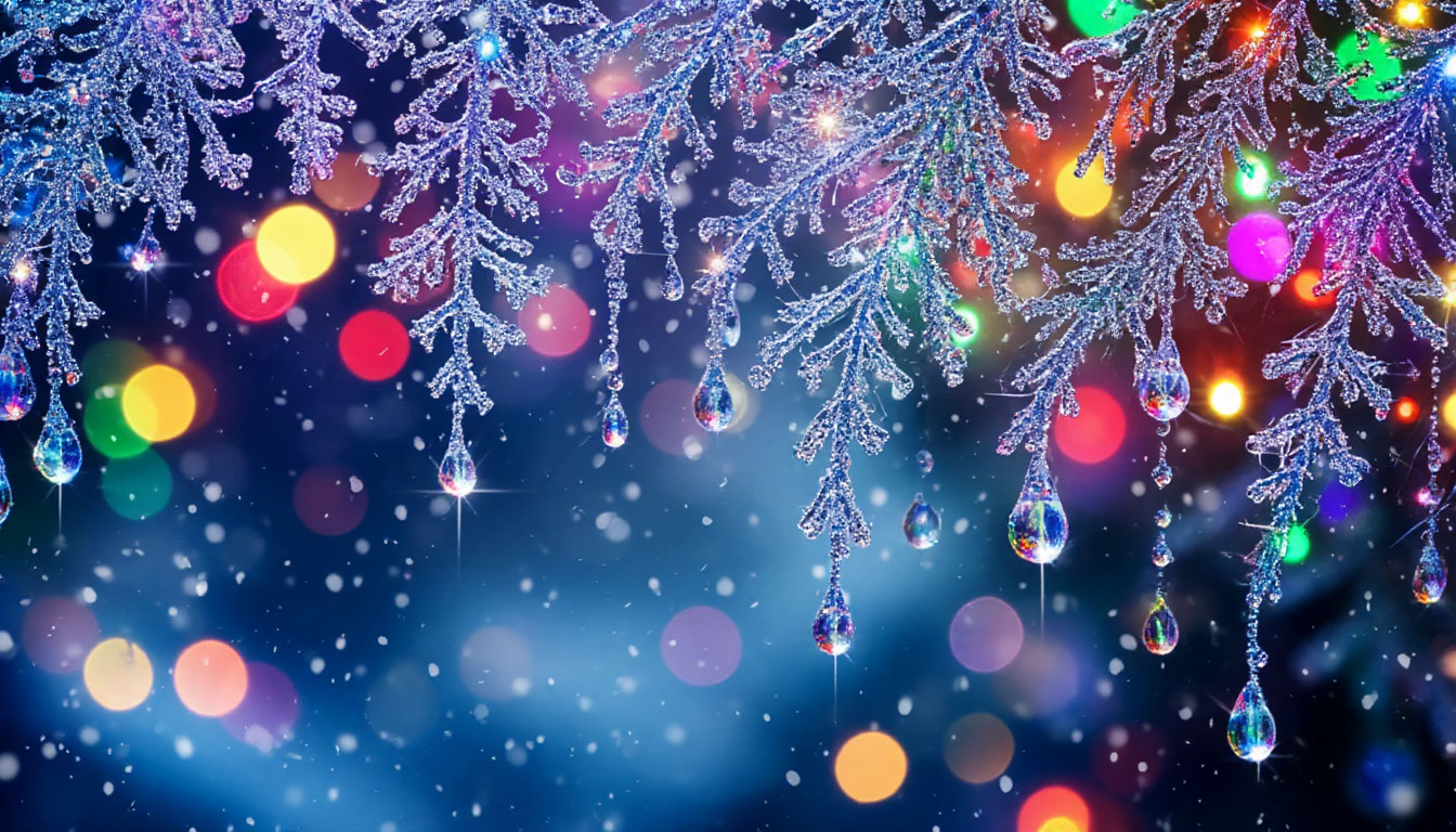 Бесплатная открытка Шикарный новогодний узор