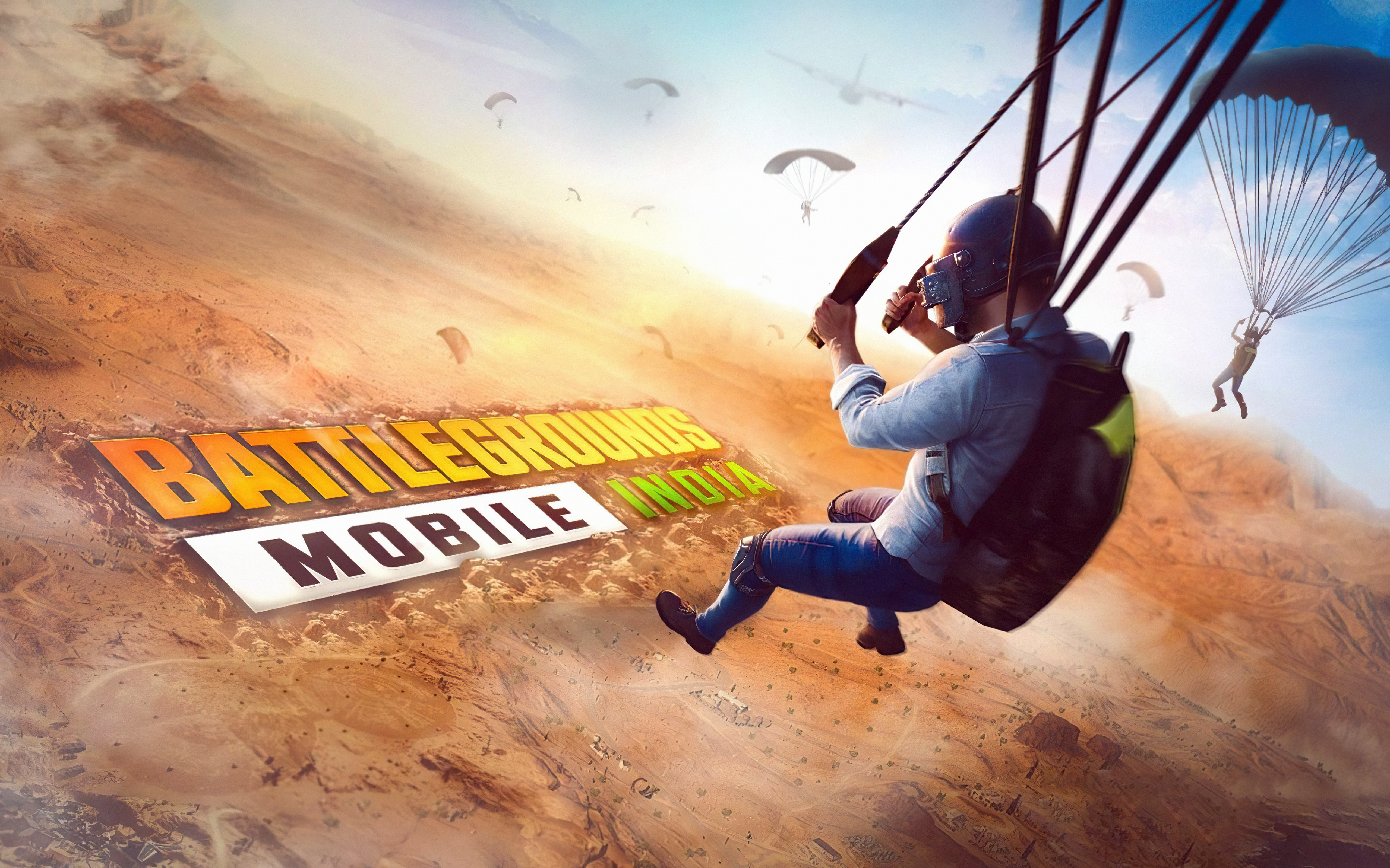 Бесплатное фото Заставка pubg mobile india