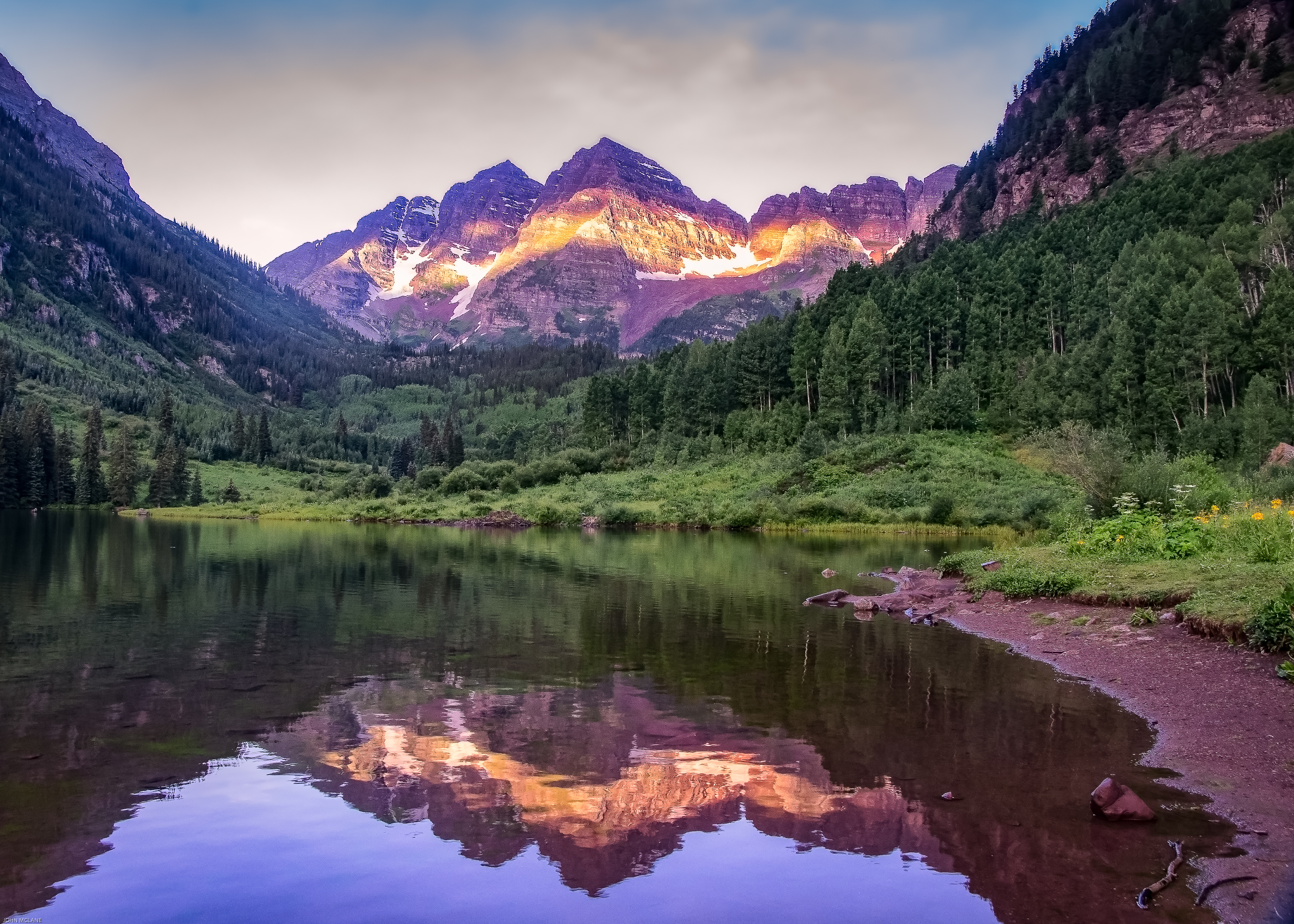 Free photo Pictures on colorado, maroon lake