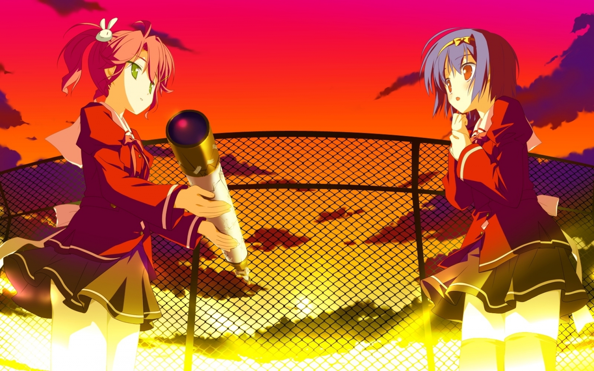 Wallpapers illustration night anime on the desktop