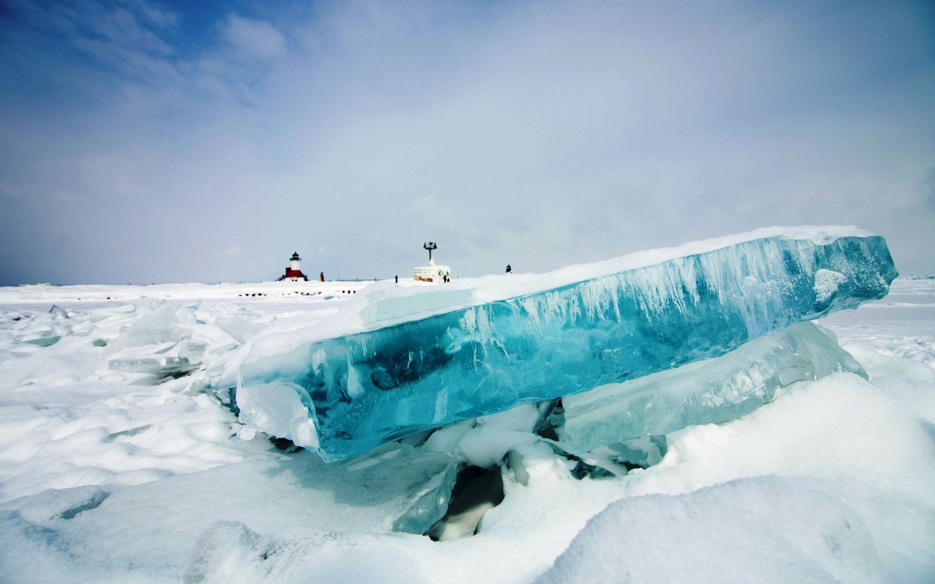 Wallpapers landscape nature snow on the desktop