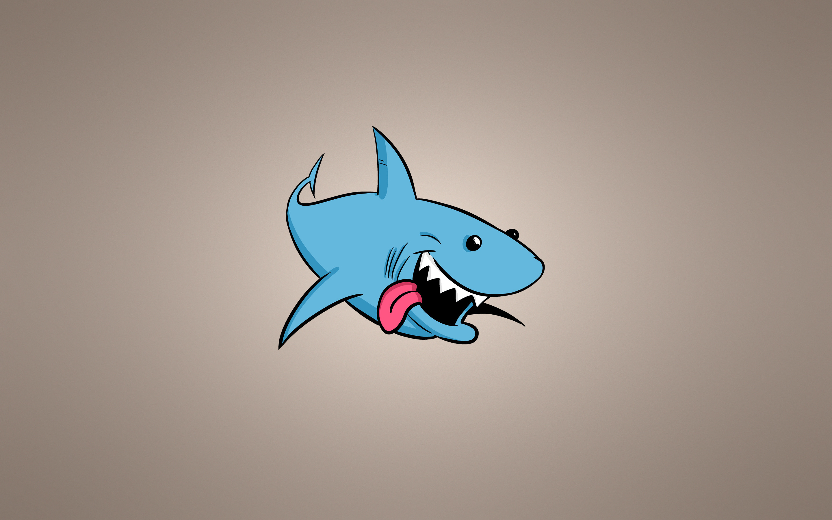 Free photo Funny hungry shark