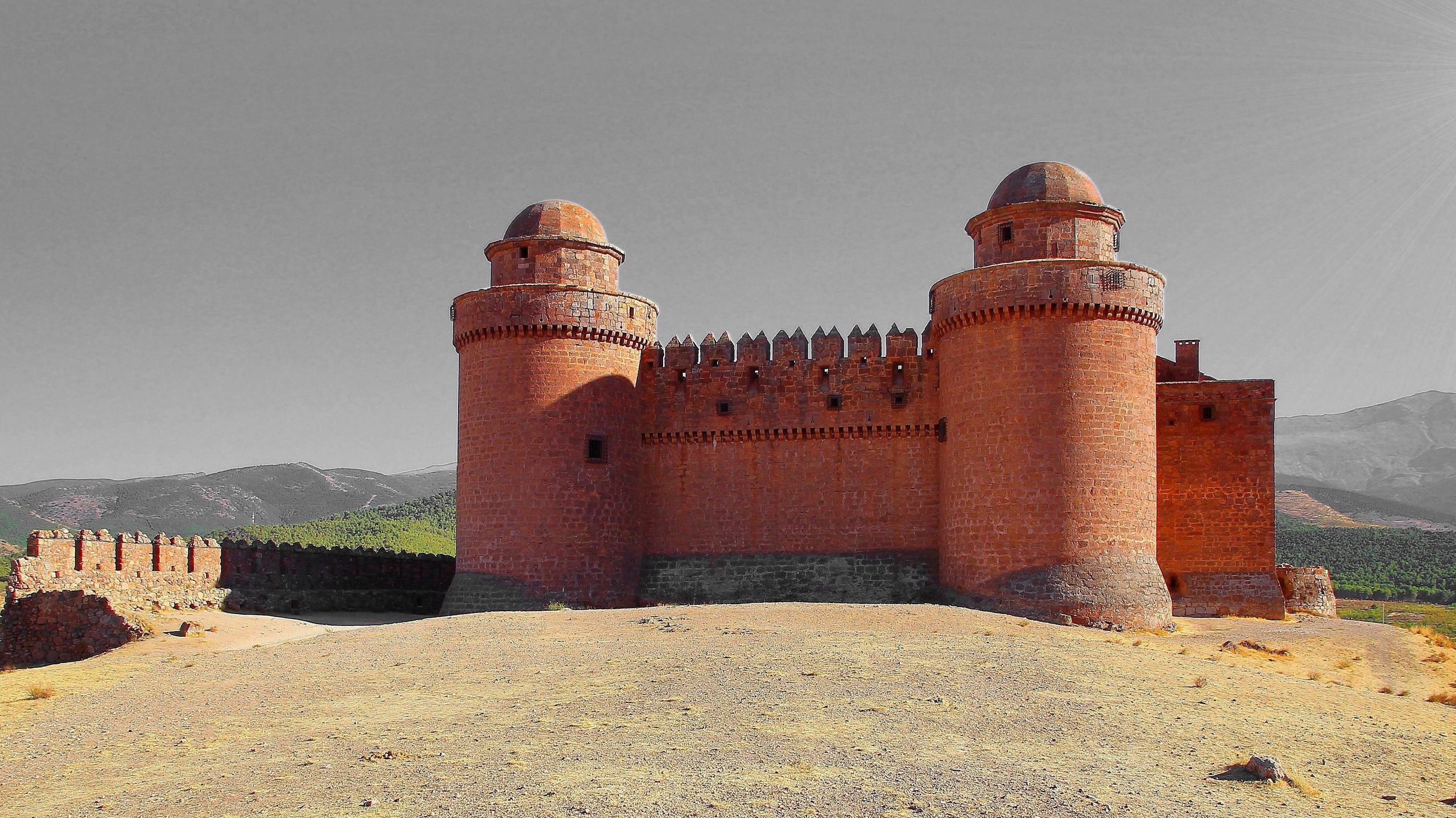 Wallpapers cities Spain castle on the desktop