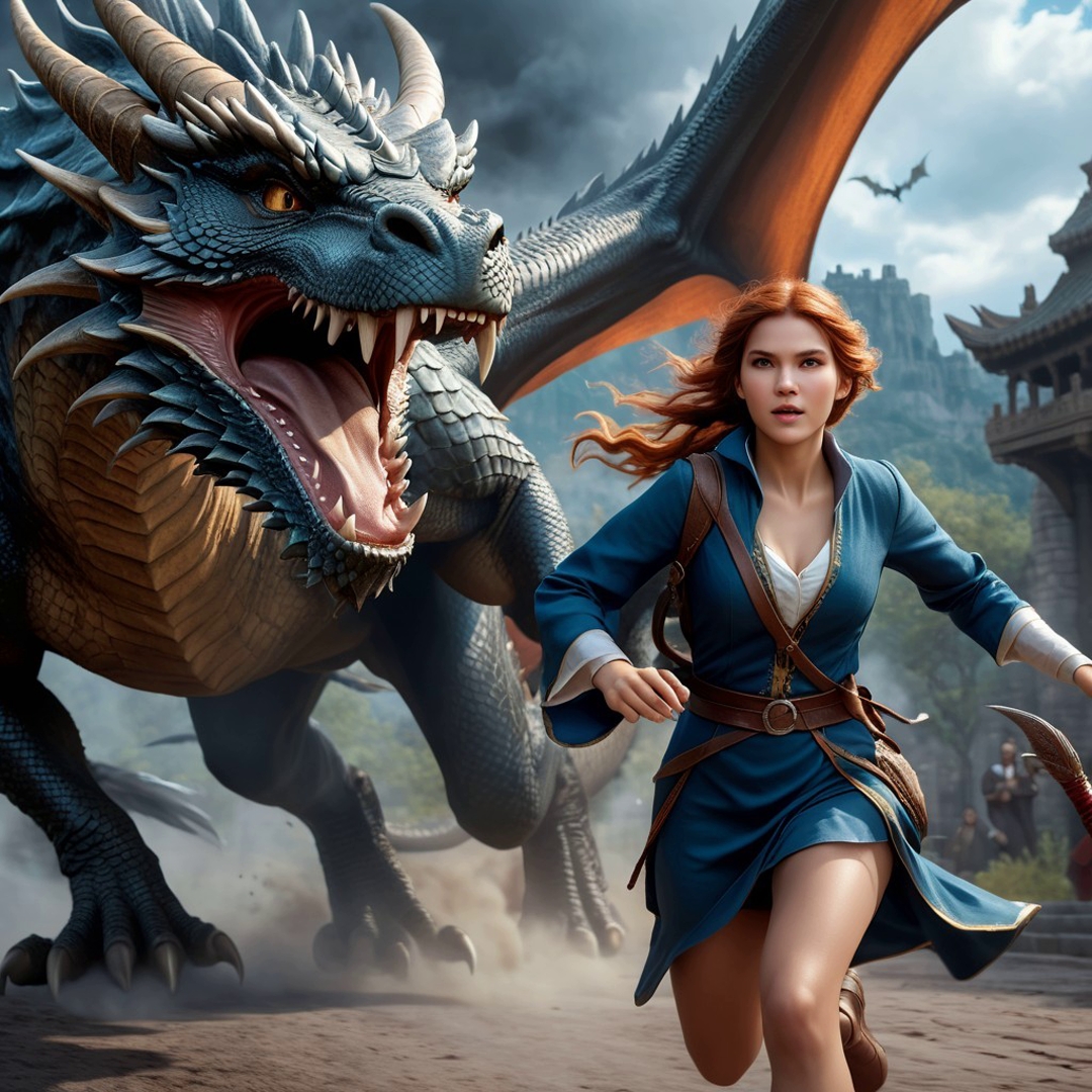 幻想、一个女孩和一条龙