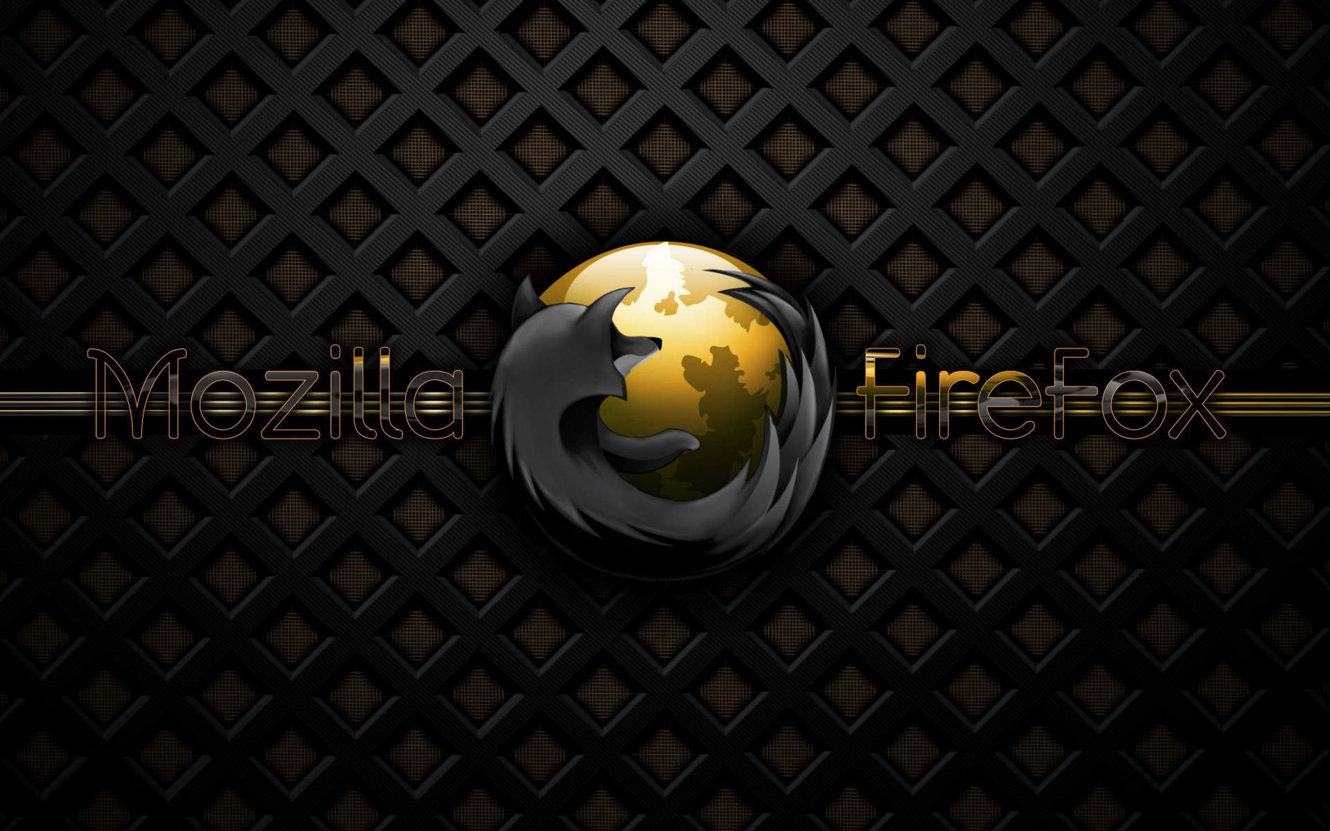 Wallpapers mozila firefoh brauzer inscription on the desktop