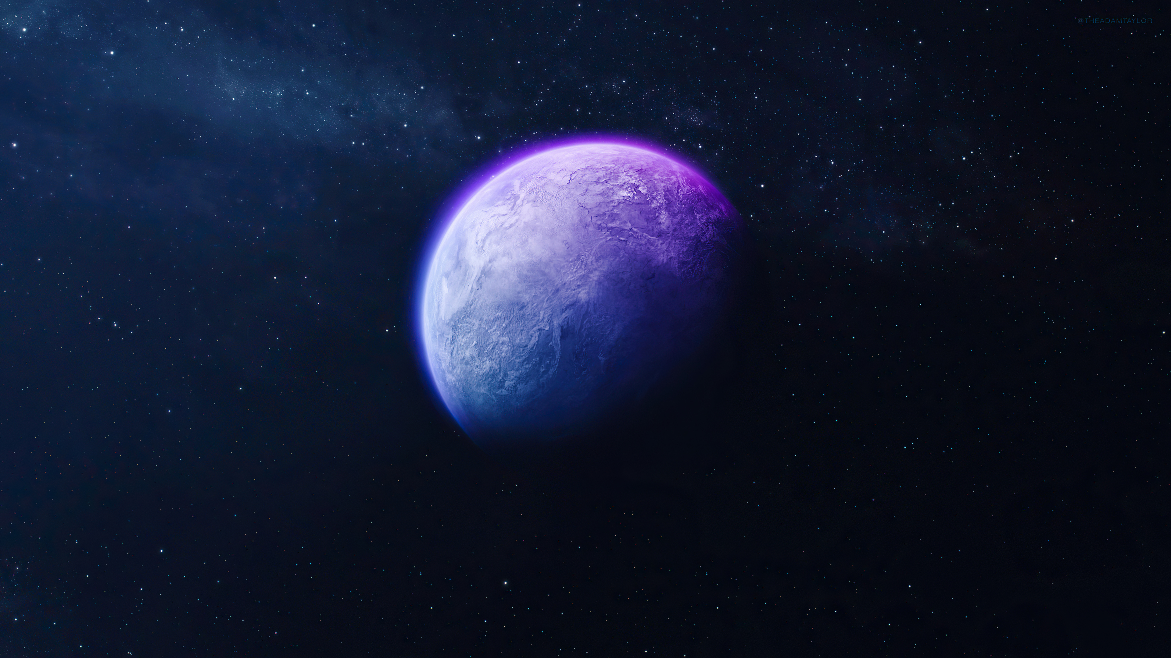 Wallpapers planet atmosphere Digital Universe on the desktop