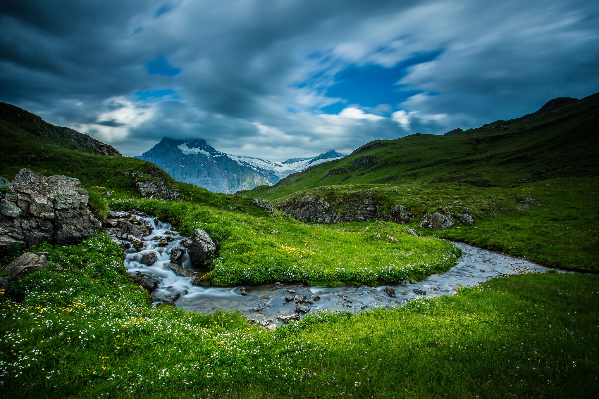 Wallpapers In the Bernese Alps Switzerland mountains on the desktop