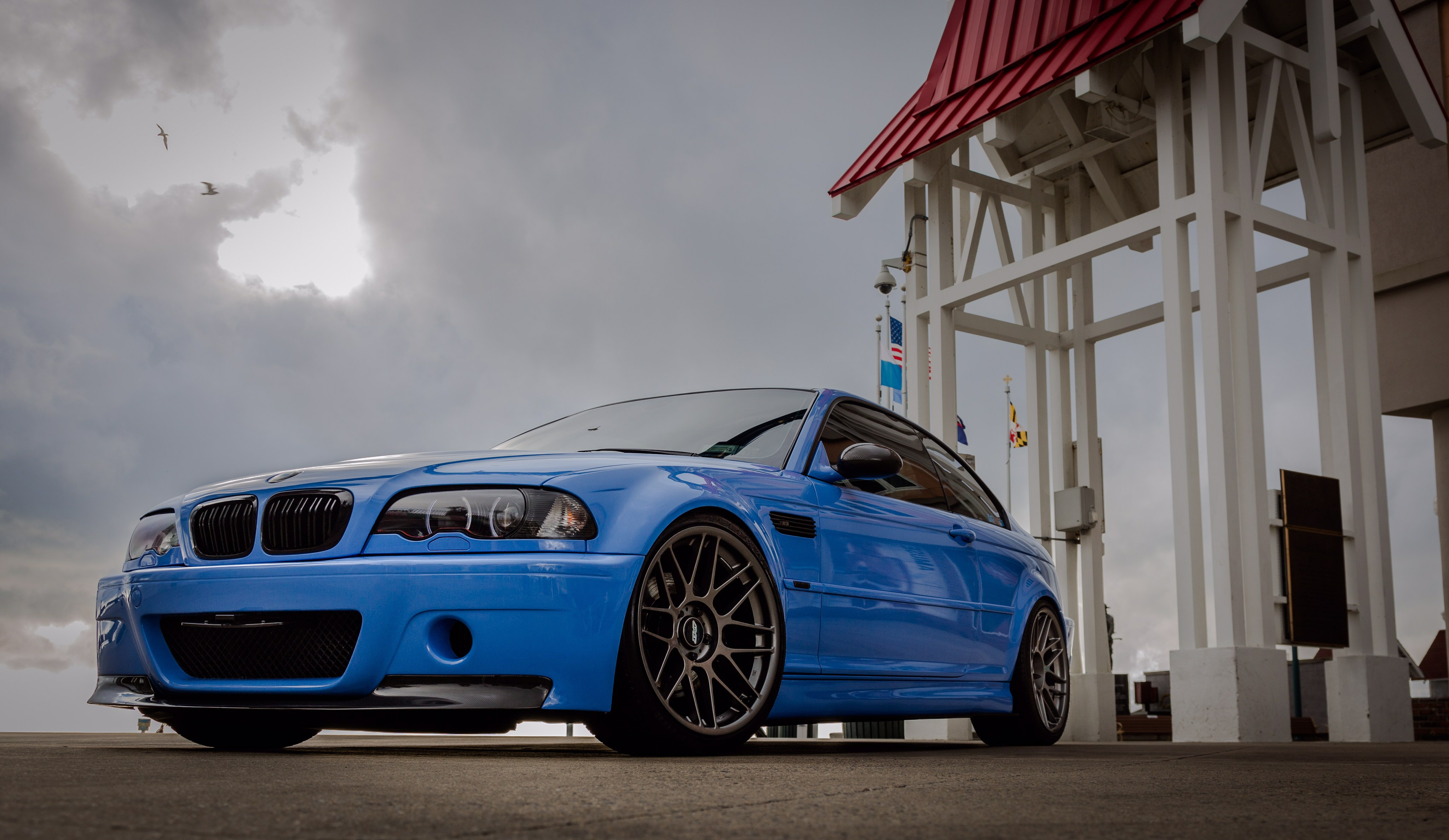 Free photo Bmw m3 e46 beautiful blue color