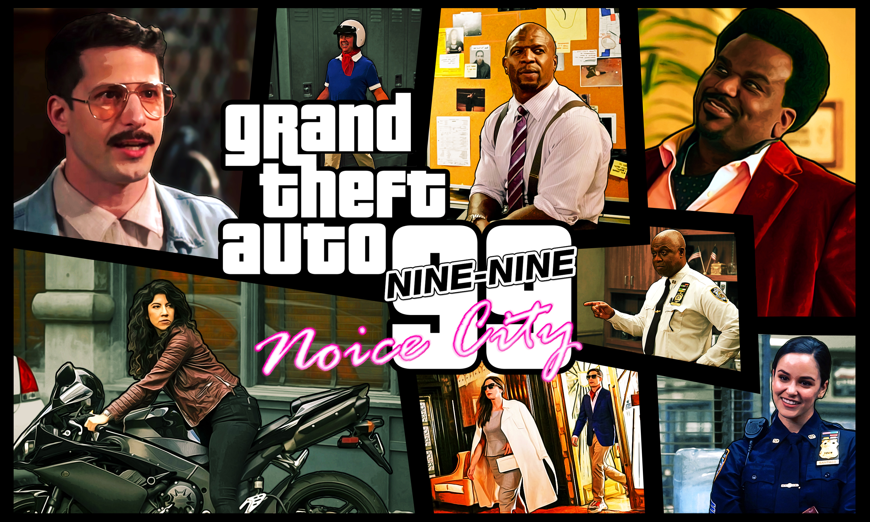 Wallpapers brooklyn nine nine TV show gta 5 on the desktop