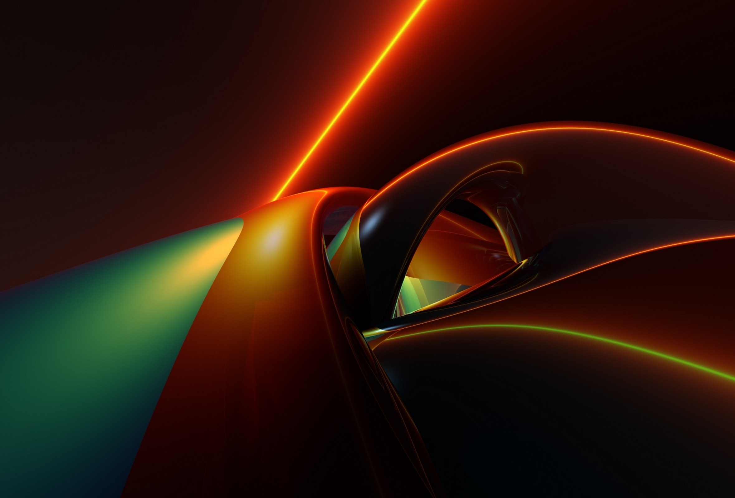 Обои солнечный свет ночь красный на рабочий стол