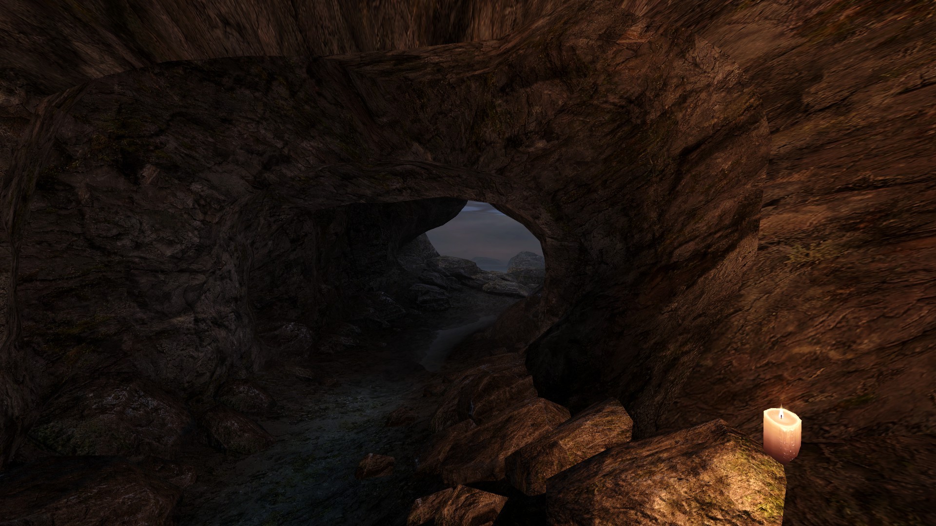 Wallpapers video games rock cave on the desktop