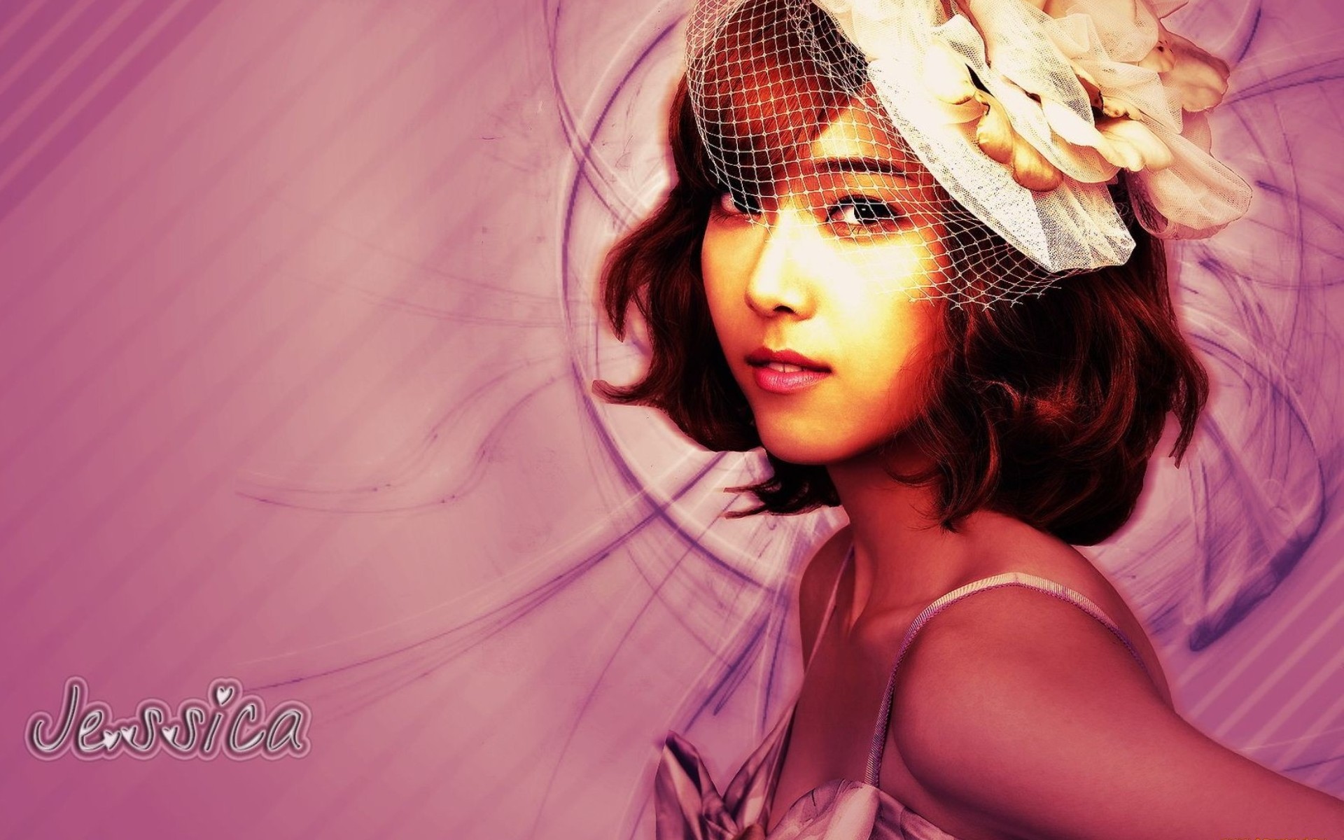 桌面上的壁纸女性 模型 红色