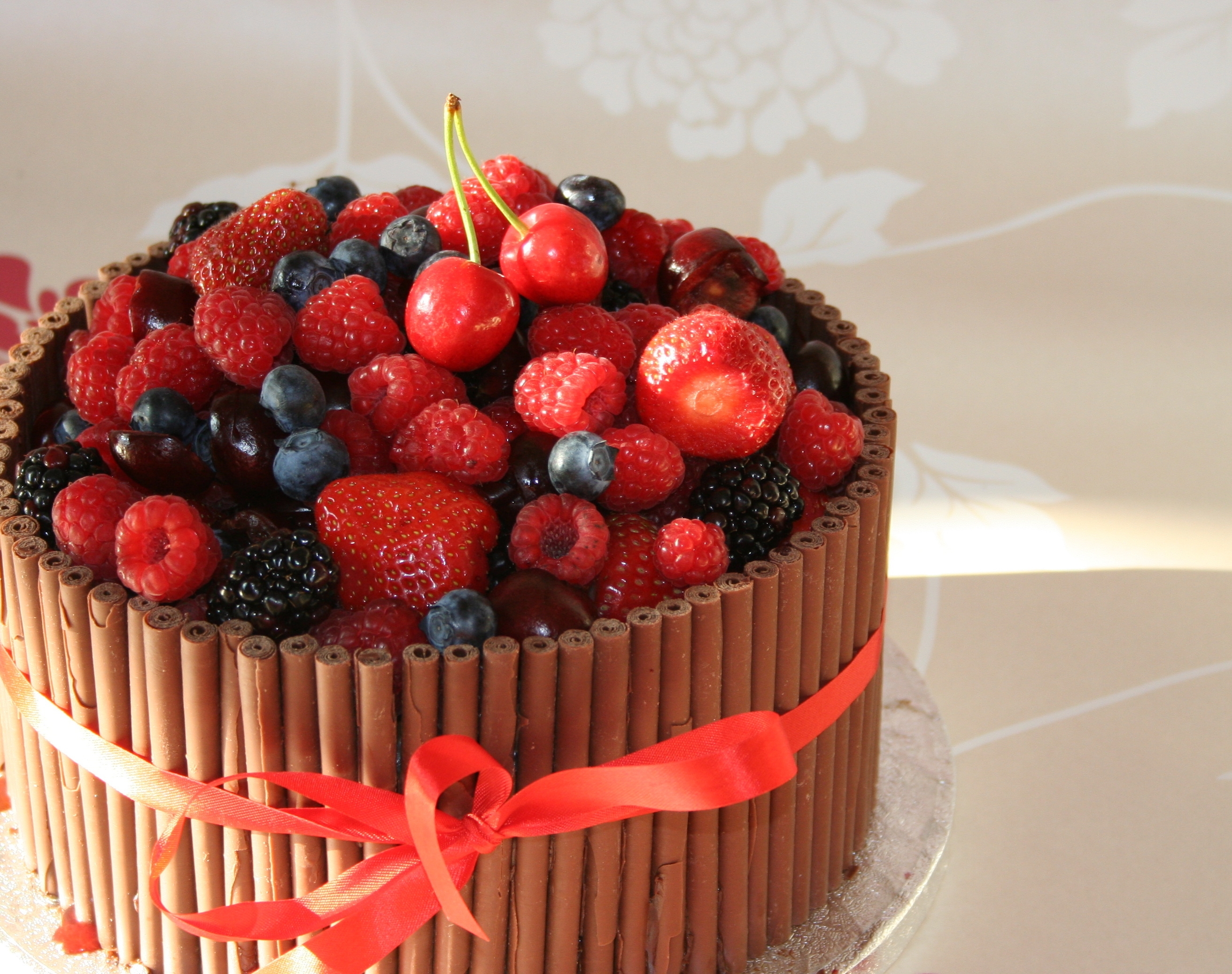 Free photo Wild berry cake