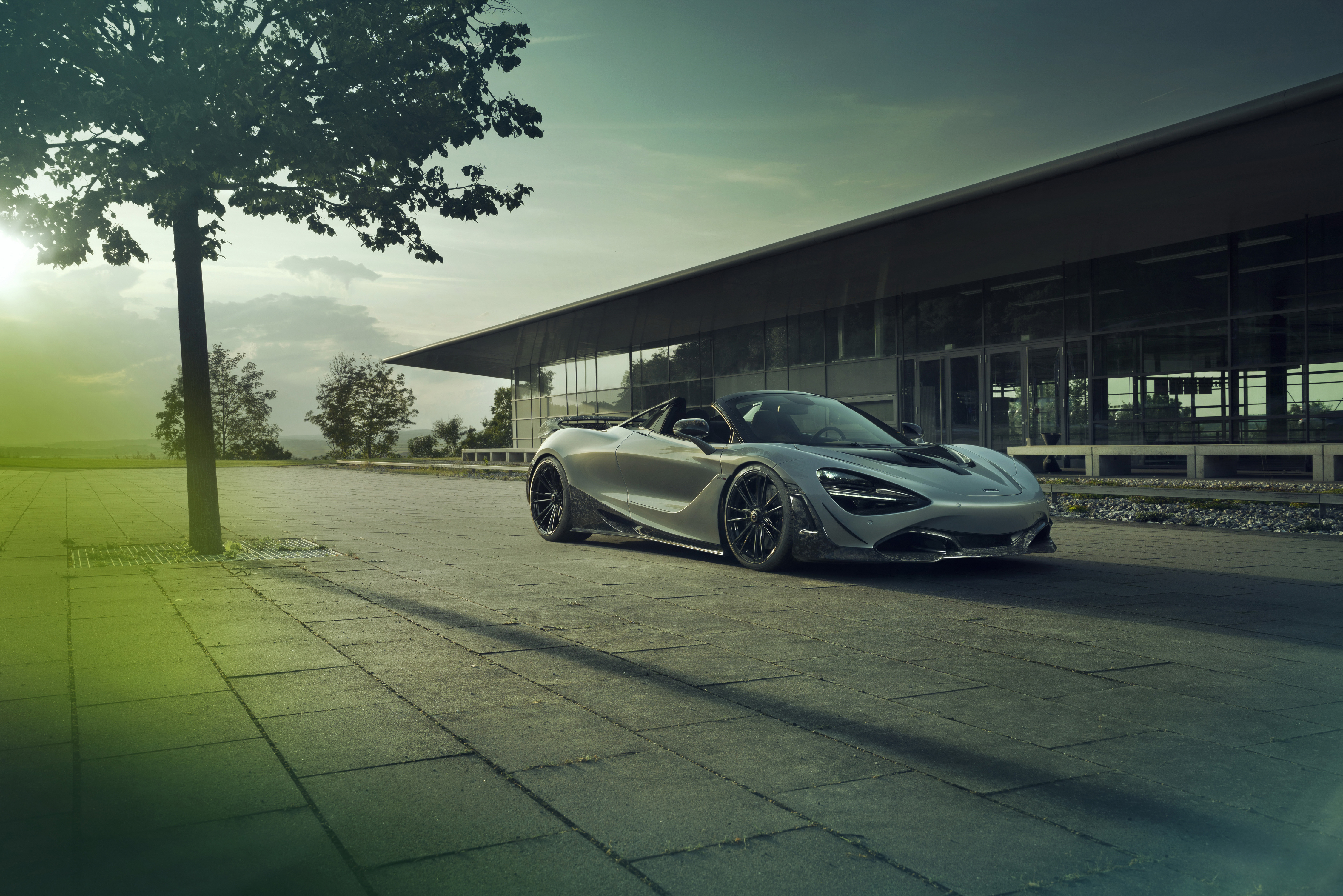 Wallpapers colors mclaren grey roadster on the desktop