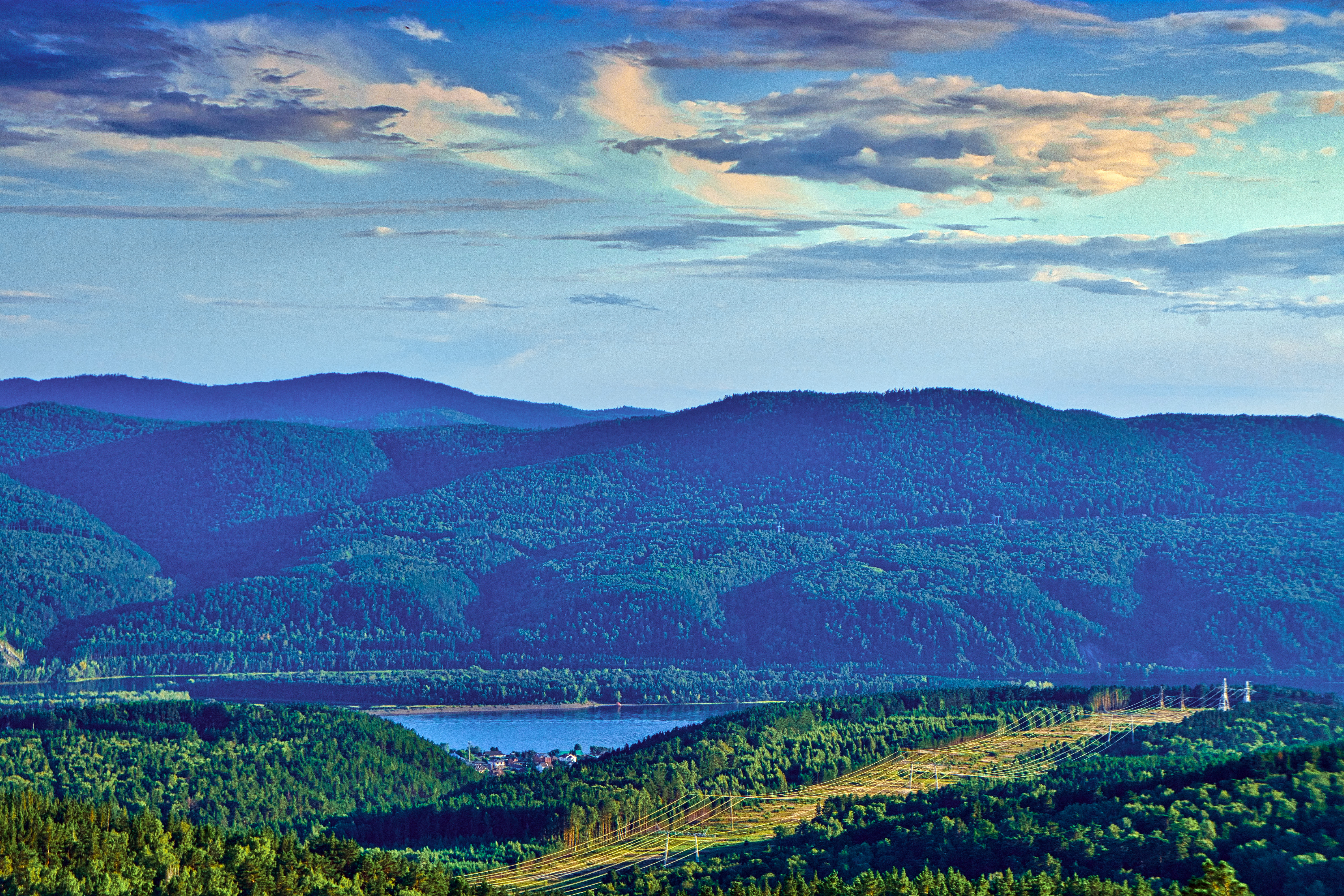 Вечер над Енисеем