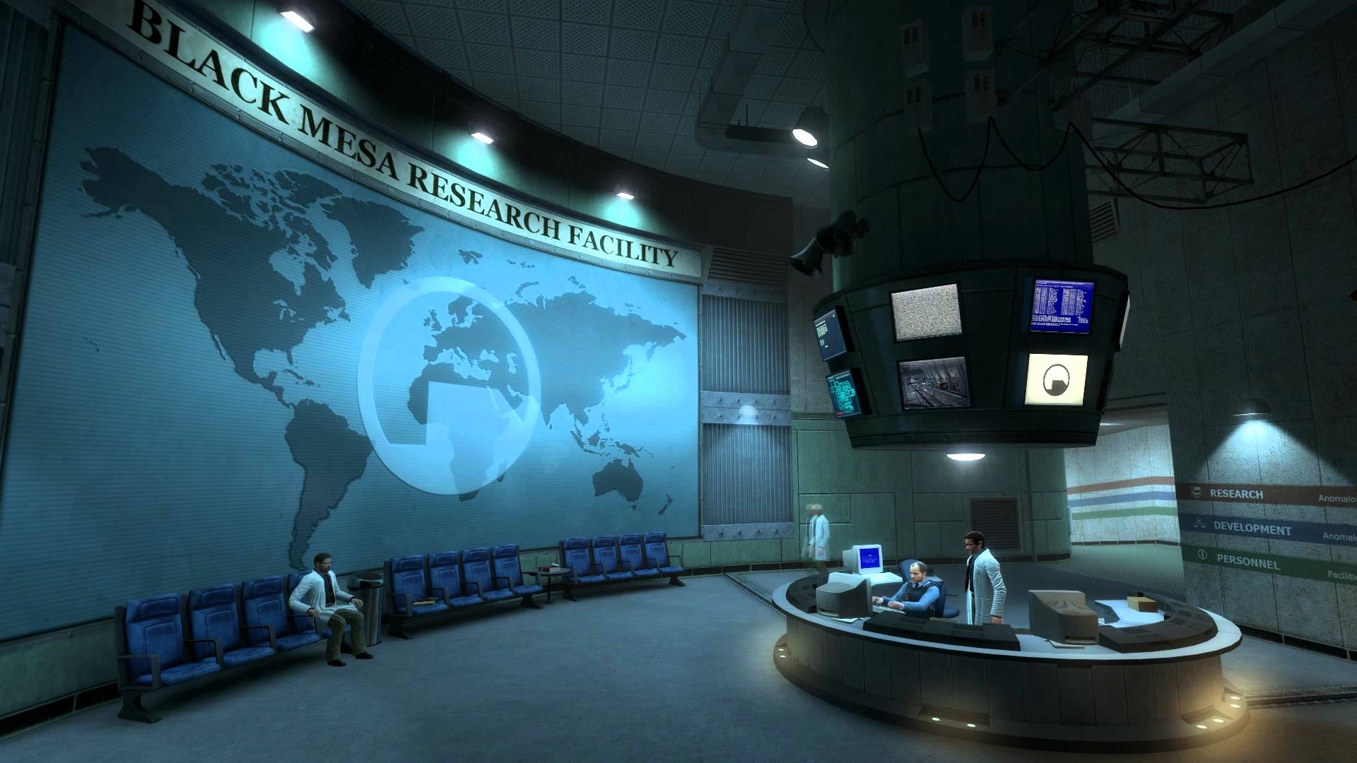 Обои Черная Меса половина жизнь на рабочий стол