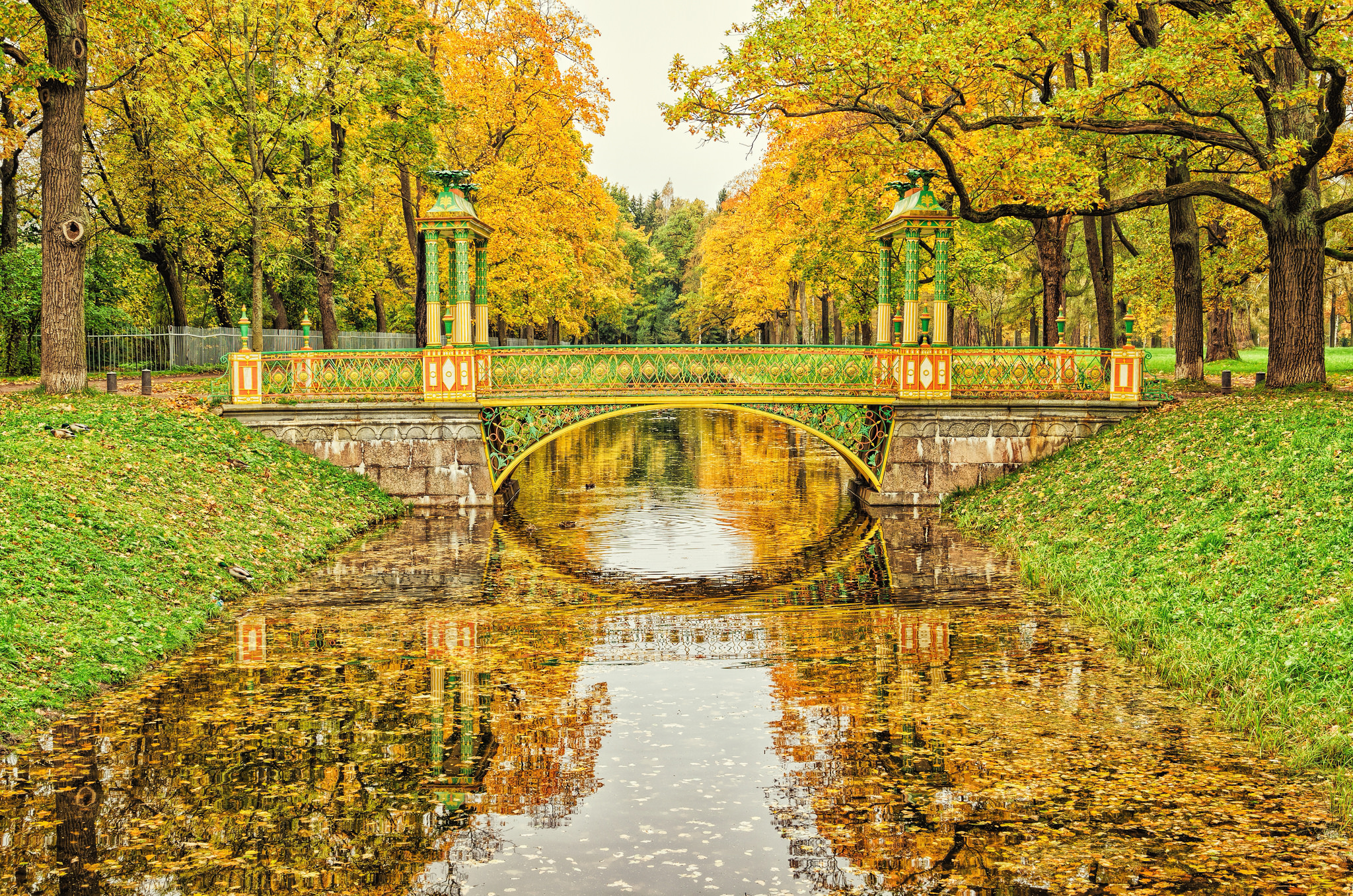 Free photo Bridge in Ekaterininsky