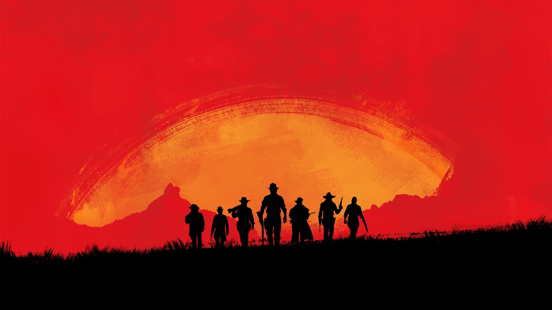 Обои произведение искусства рок-звёздные игры Wallpaper Red Dead 3 на рабочий стол