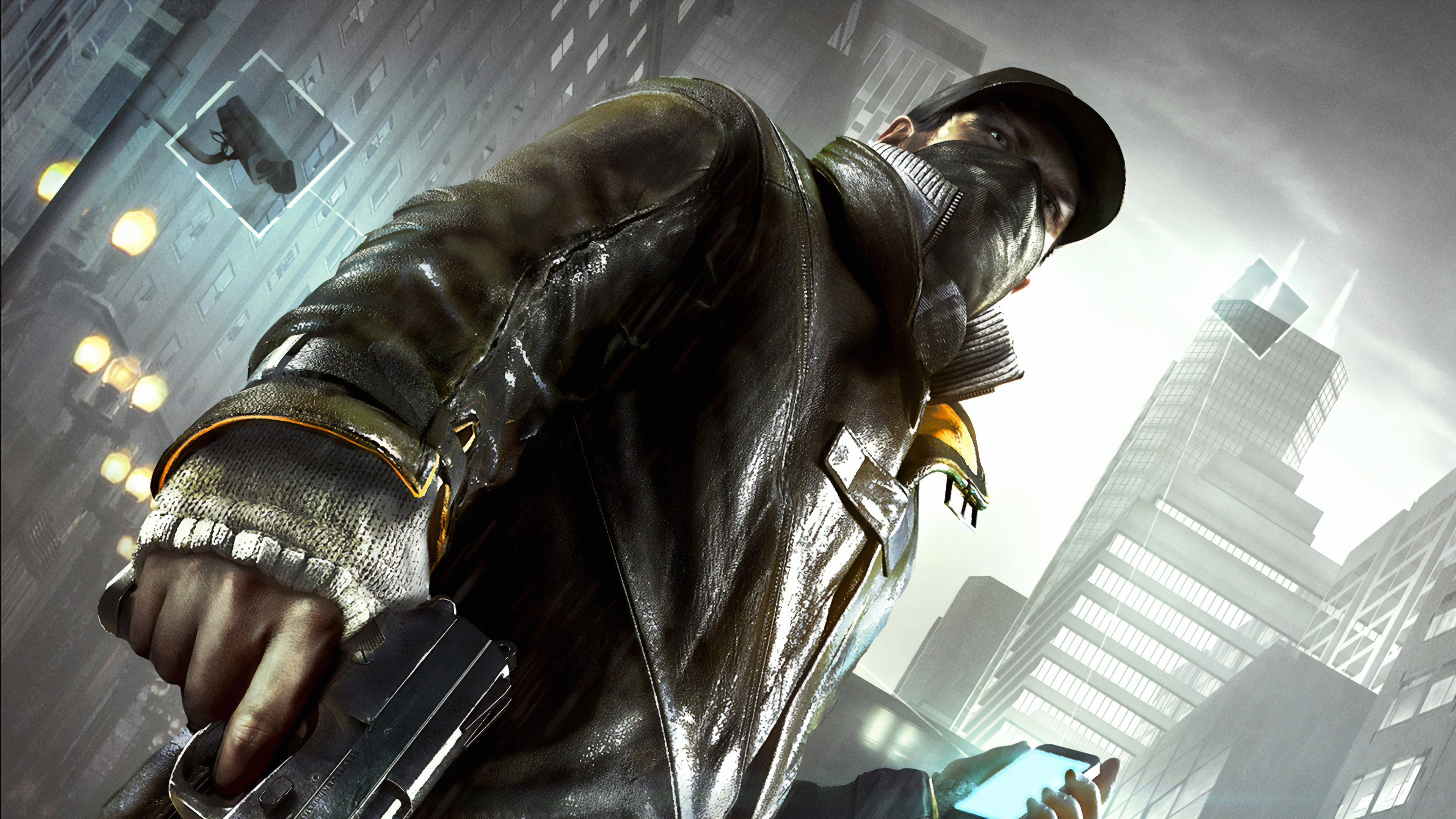Wallpapers games watch dogs men on the desktop