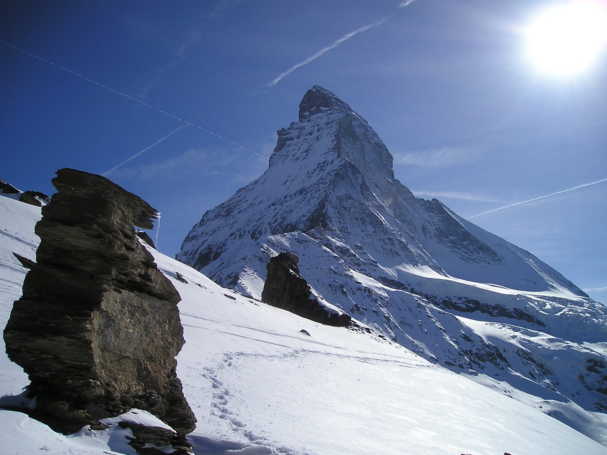 Wallpapers landscape mountains snow on the desktop