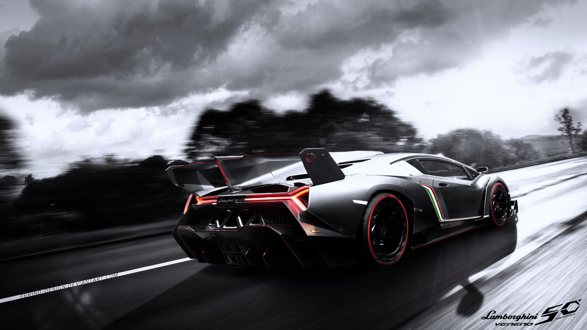 Free photo Lamborghini veneno in forza game