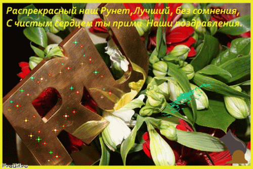 Postcard on the theme flowers bukvy salute download for free