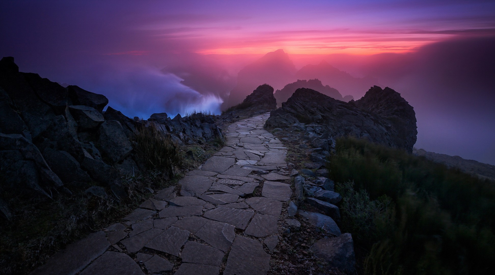 Wallpapers height stone path Pathway on the desktop