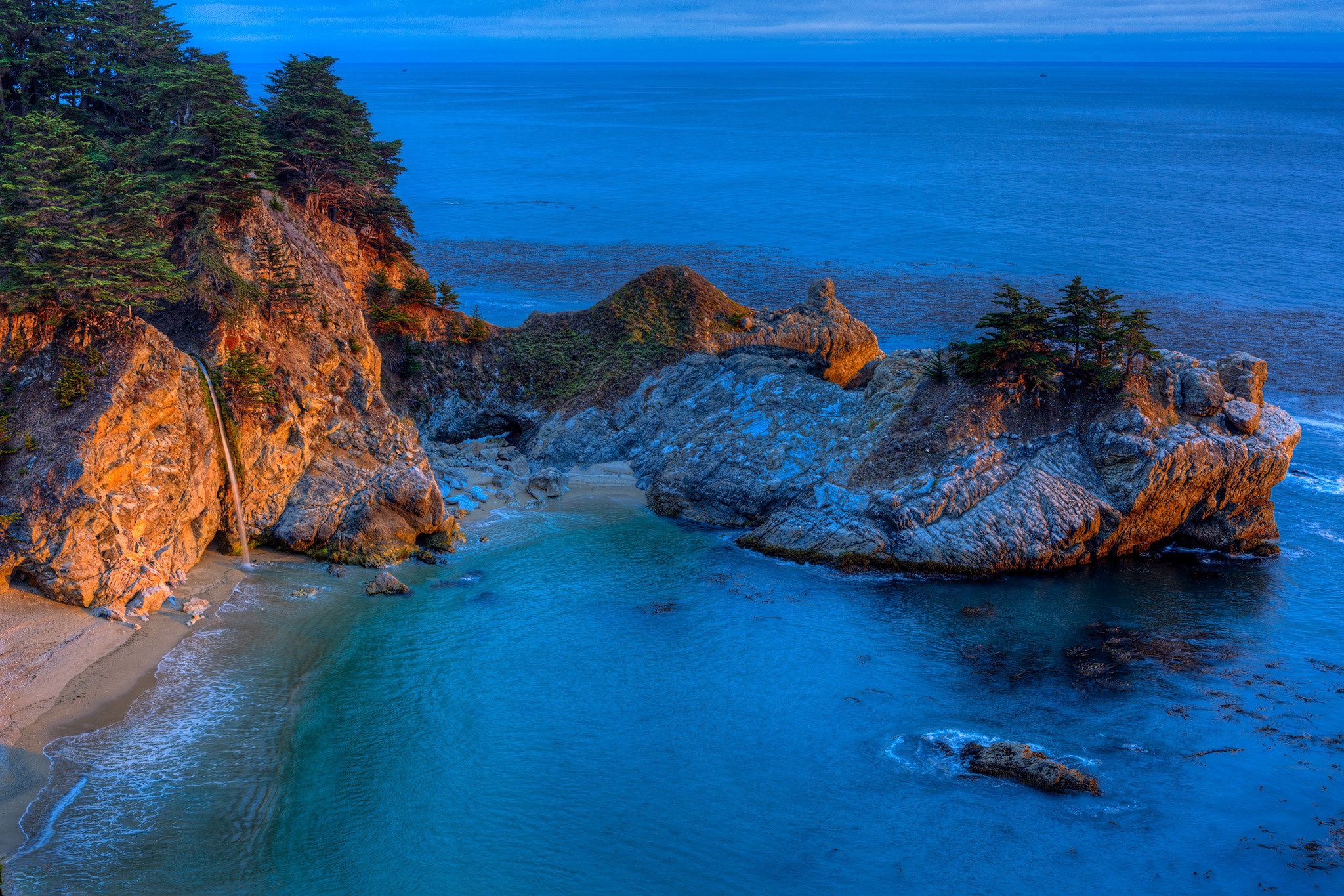 Wallpapers landscape Big Sur sea on the desktop