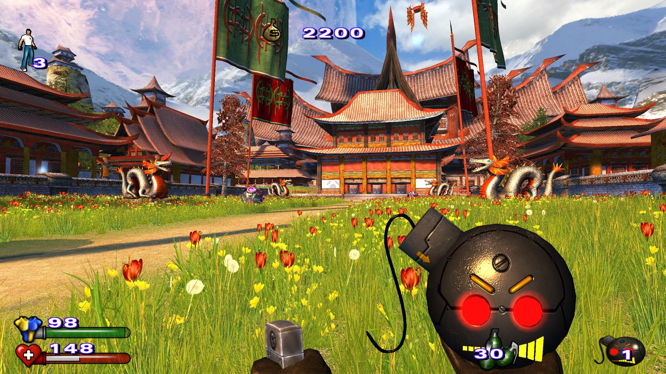 Бесплатное фото Серьезный Сэм 2 9