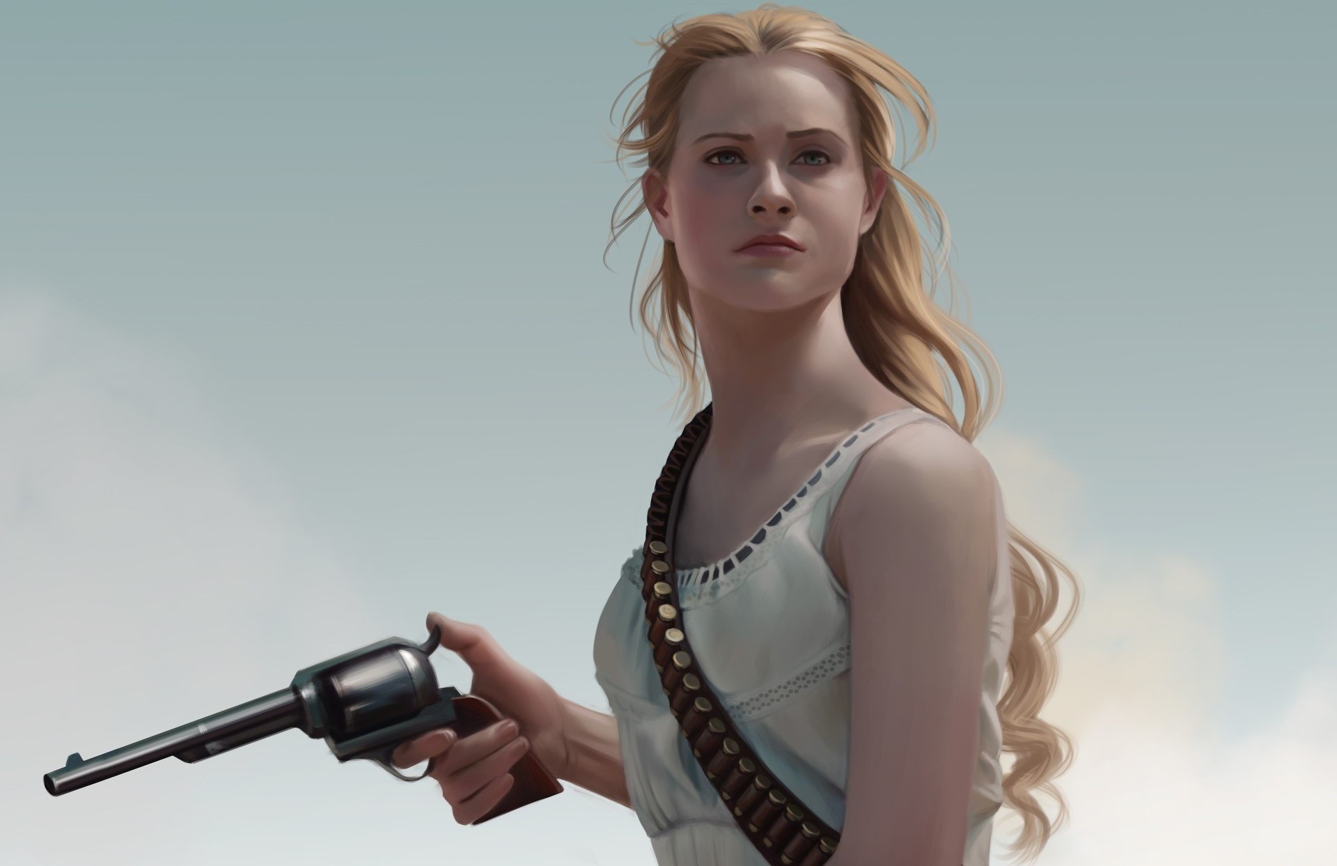 Wallpapers westworld TV shows artwork on the desktop